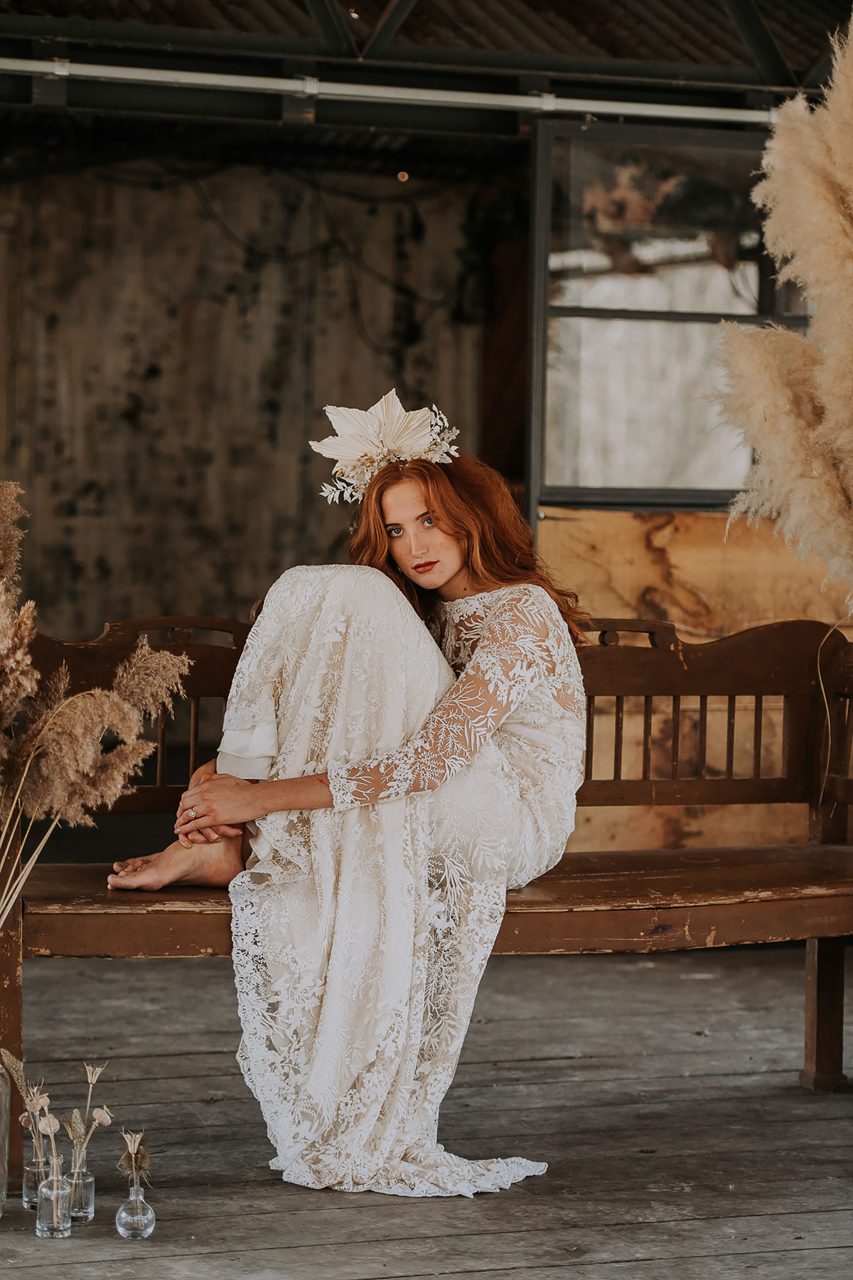 Natural wild undone bridal editorial  - A Natural, Wild and Undone Bridal Editorial