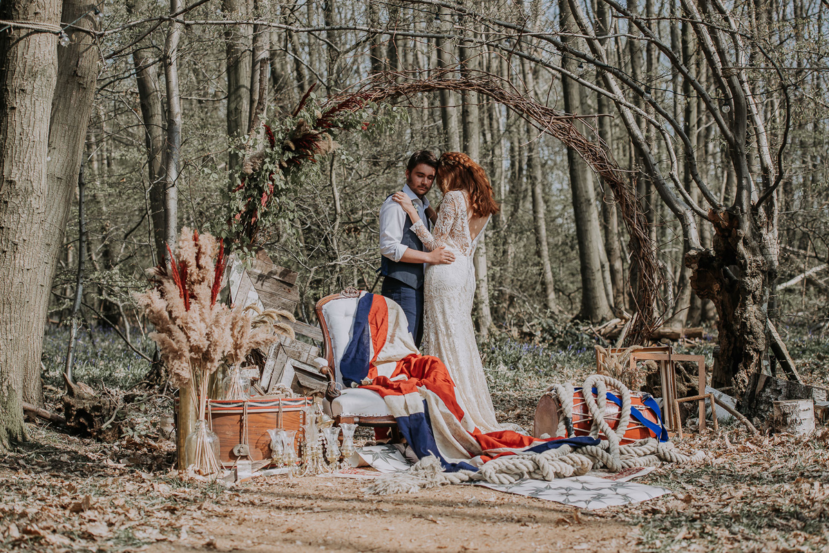 Natural wild undone bridal editorial 61