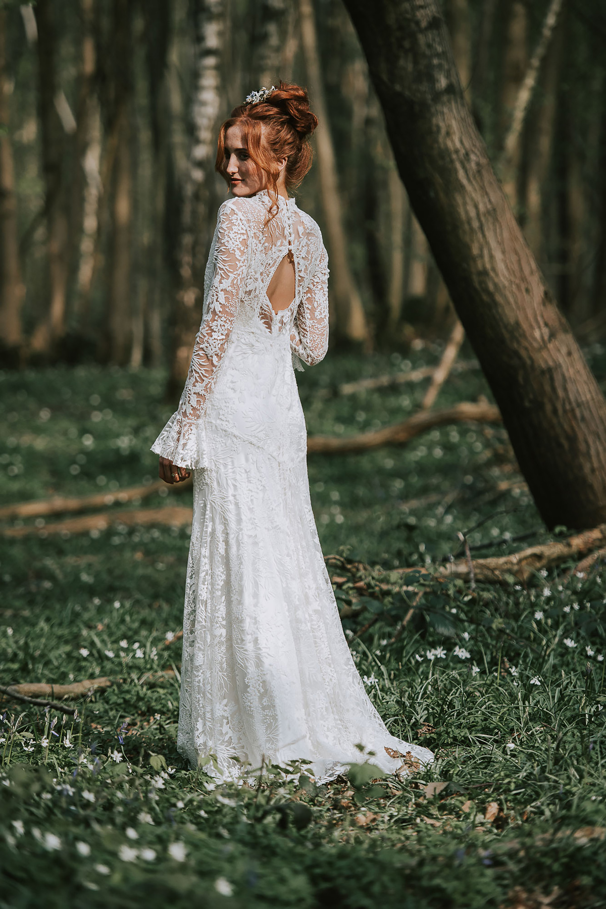 Natural wild undone bridal editorial 90