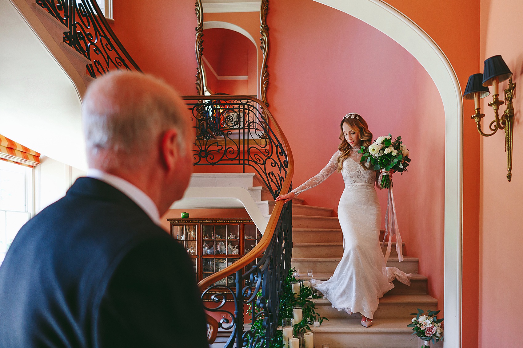 Sienna von Hildemar dress romantic country house wedding  - A Sienna Von Hildemar Dress + Celestial Headpiece for a Romantic Wiltshire Country House Wedding