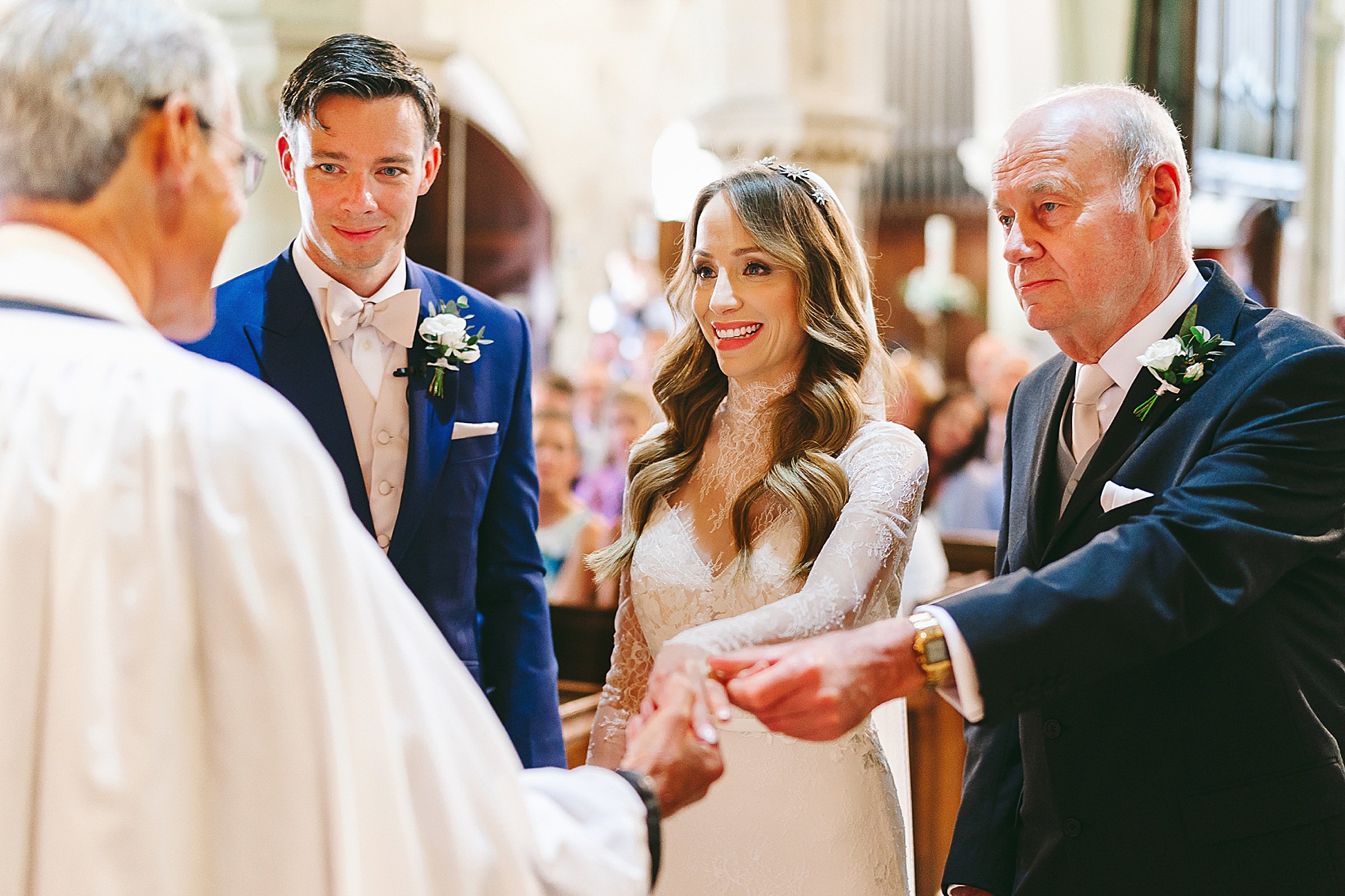 Sienna von Hildemar dress romantic country house wedding  - A Sienna Von Hildemar Dress + Celestial Headpiece for a Romantic Wiltshire Country House Wedding