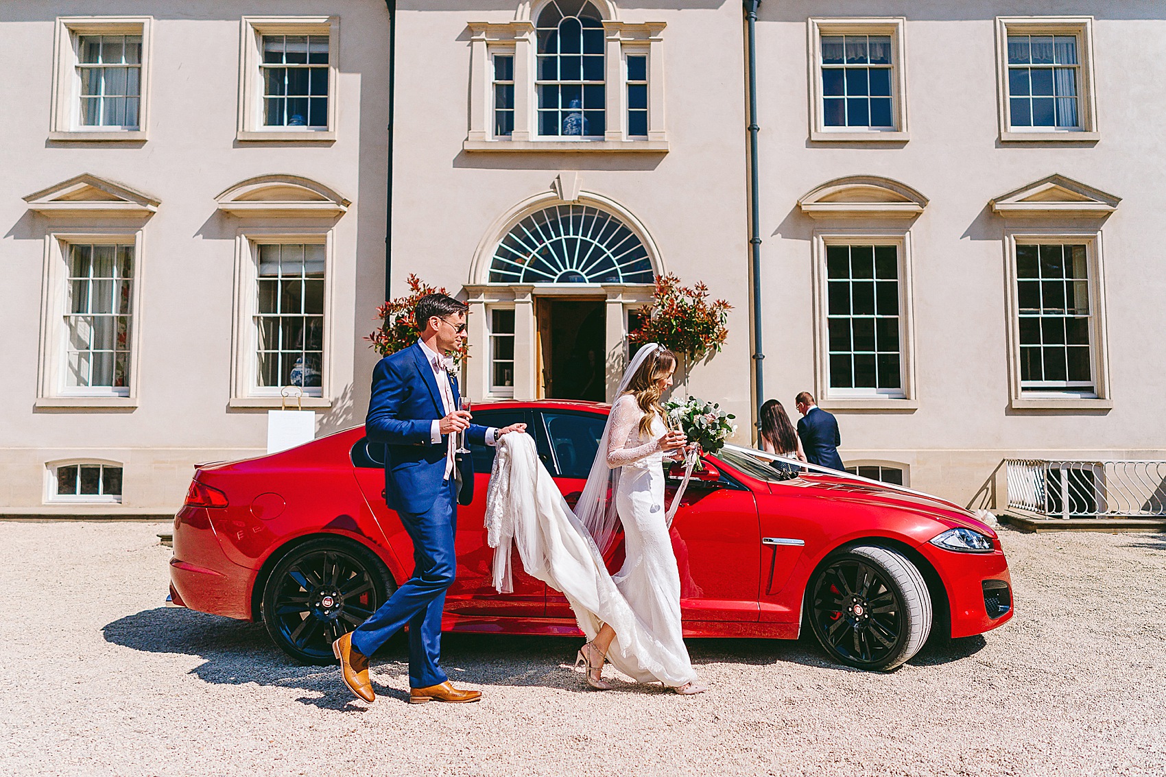 Sienna von Hildemar dress romantic country house wedding  - A Sienna Von Hildemar Dress + Celestial Headpiece for a Romantic Wiltshire Country House Wedding