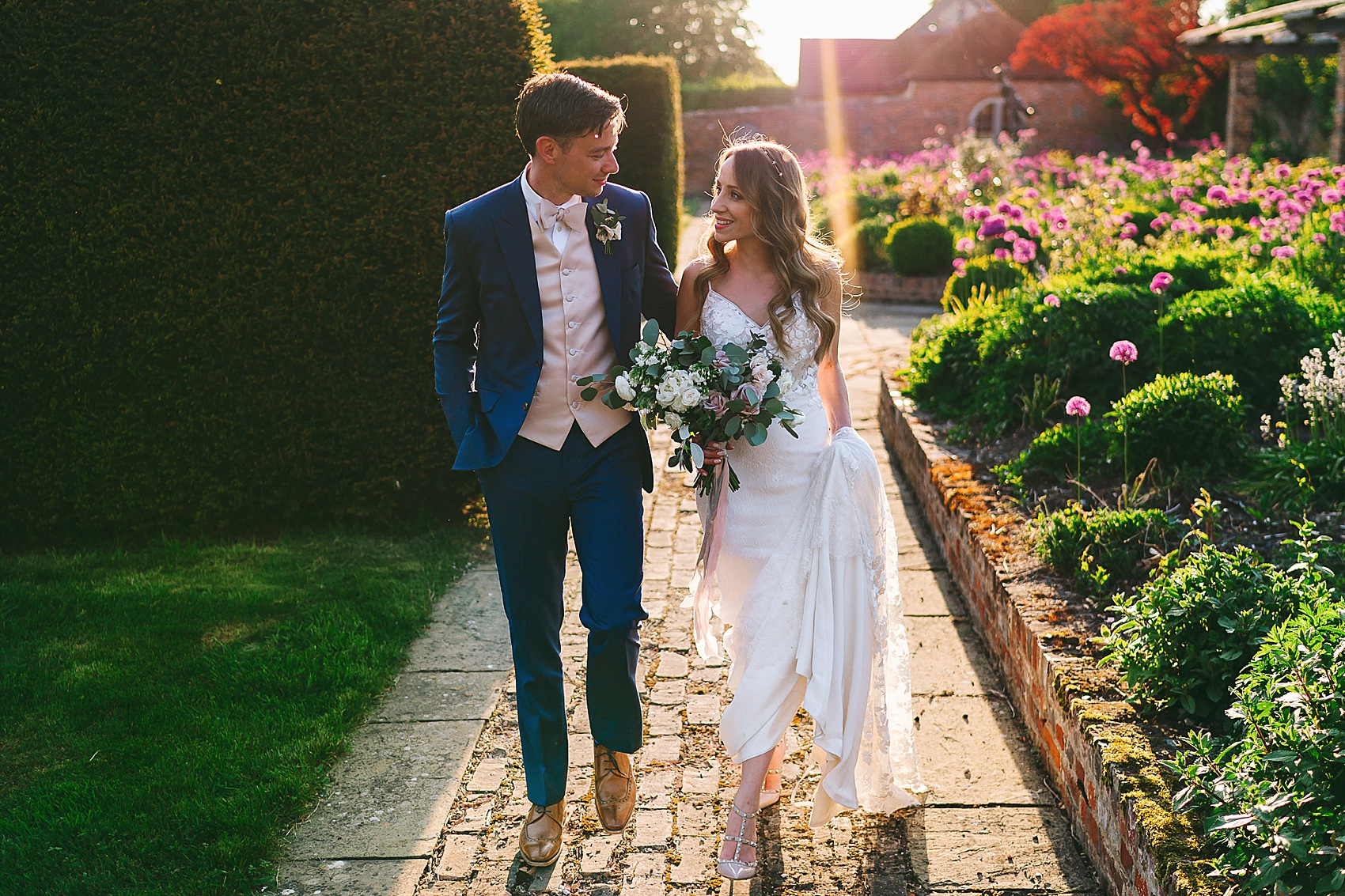 Sienna von Hildemar dress romantic country house wedding  - A Sienna Von Hildemar Dress + Celestial Headpiece for a Romantic Wiltshire Country House Wedding
