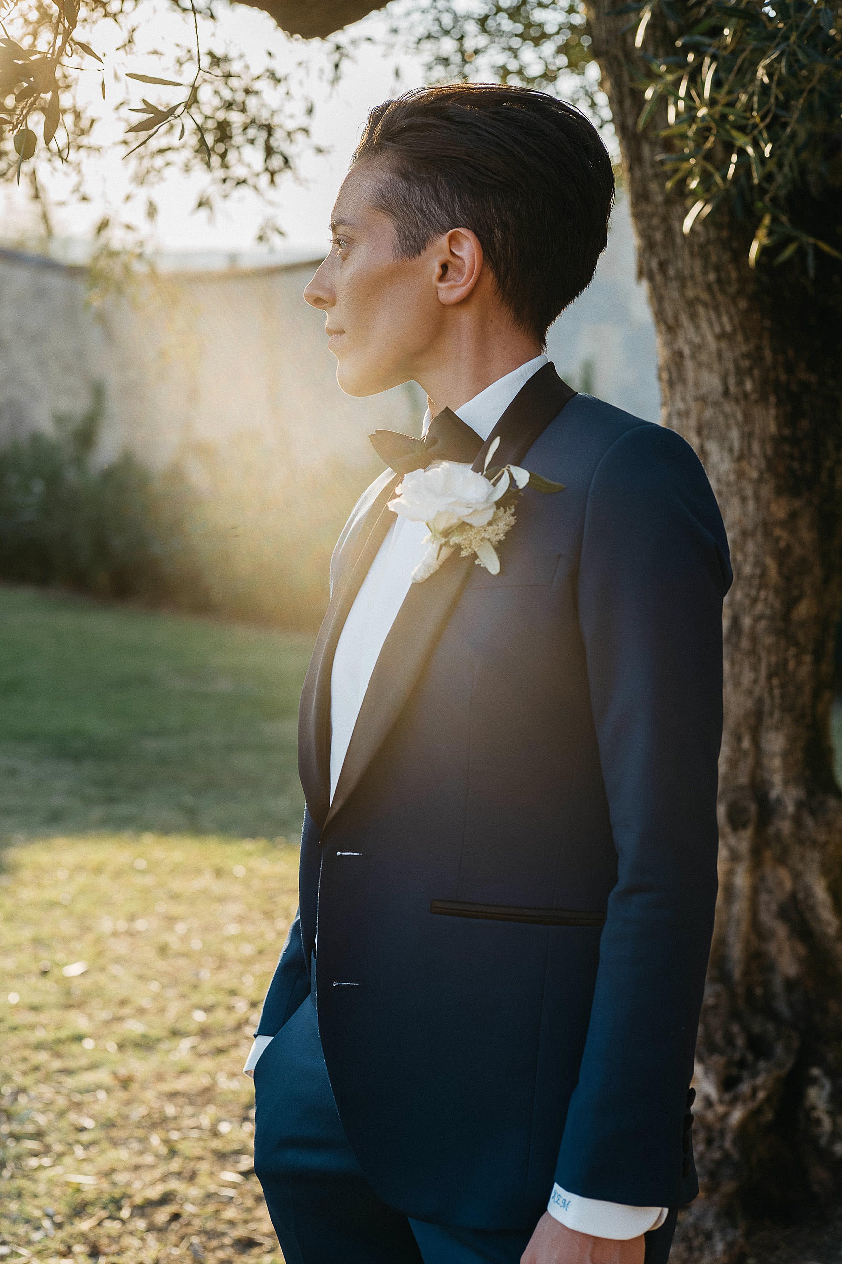 Vera Wang tuxedo wedding in Tuscany 26