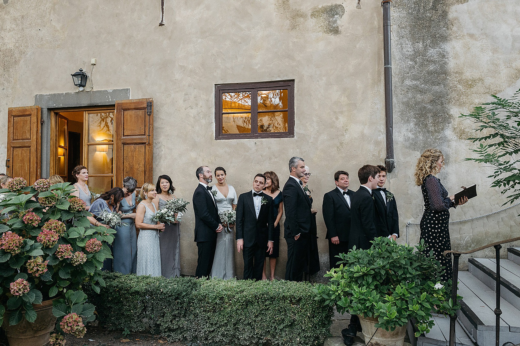 Vera Wang tuxedo wedding in Tuscany 32
