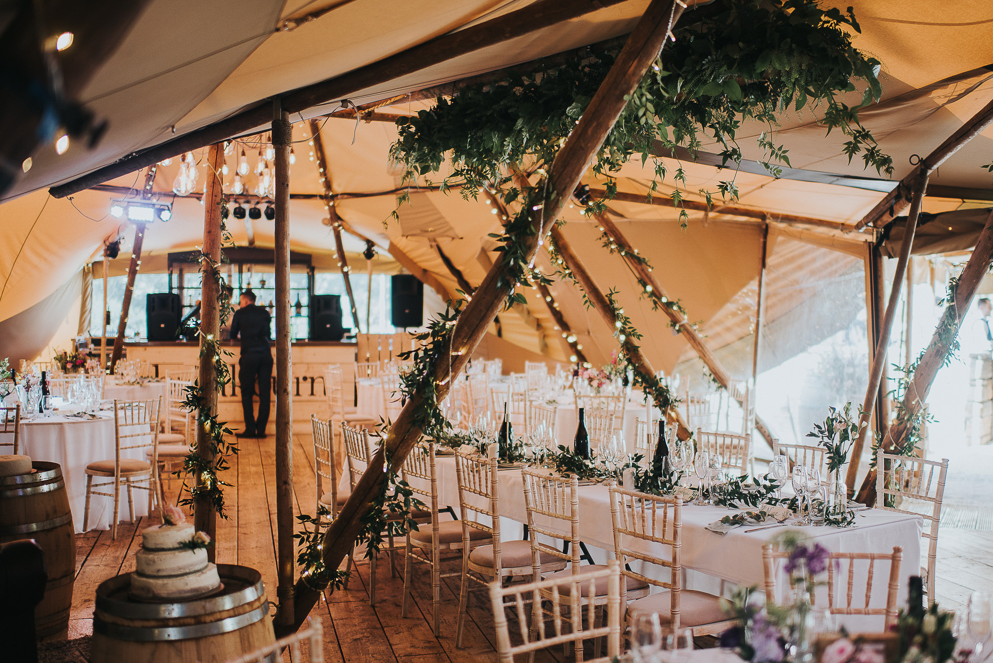 A Tipi + Pizza Party Wedding Inspired by Natural Beauty and Wildflowers, at Brinkburn Abbey in Northumberland 5 tipi wedding