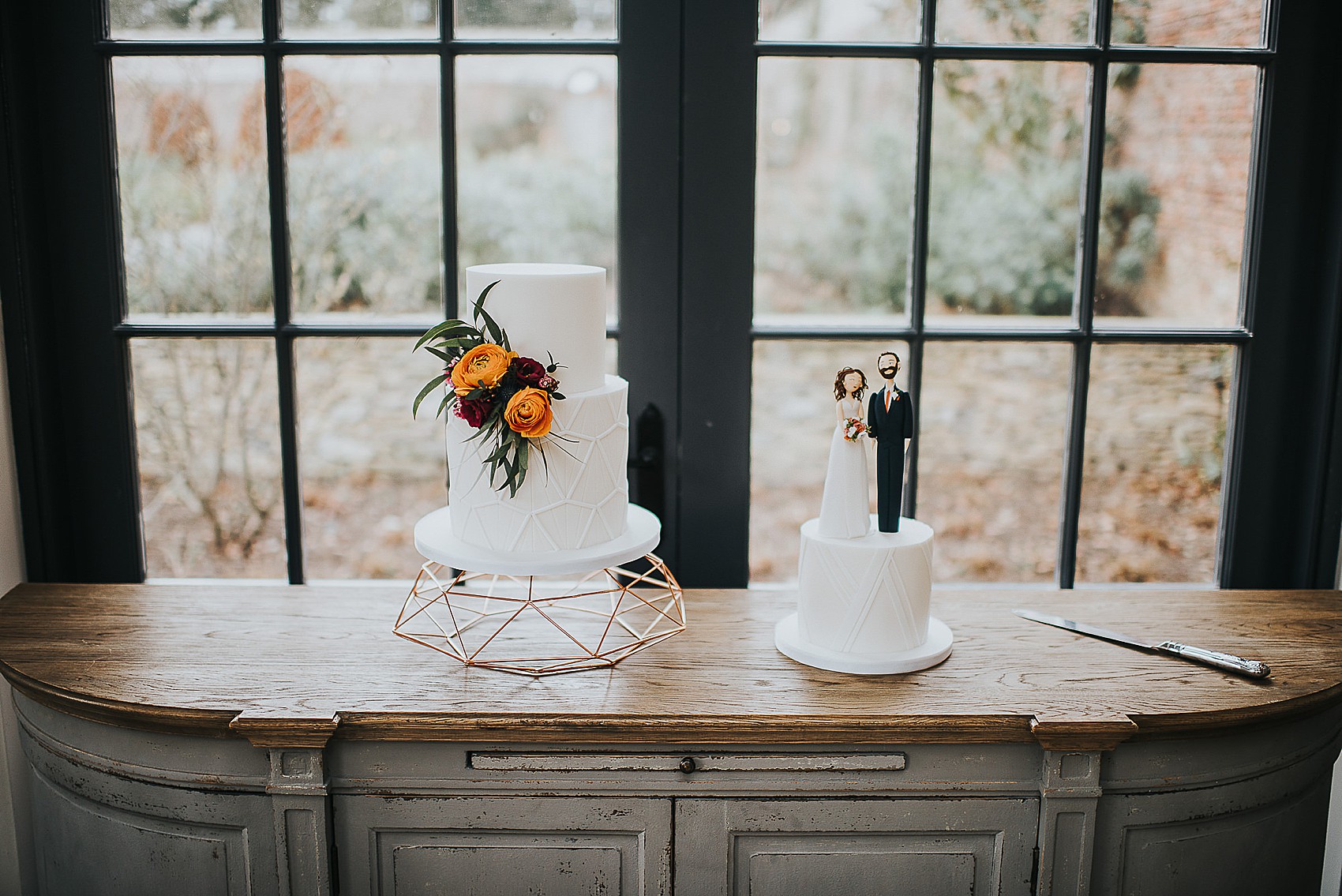 13 Charlie Brear bride walled garden wedding