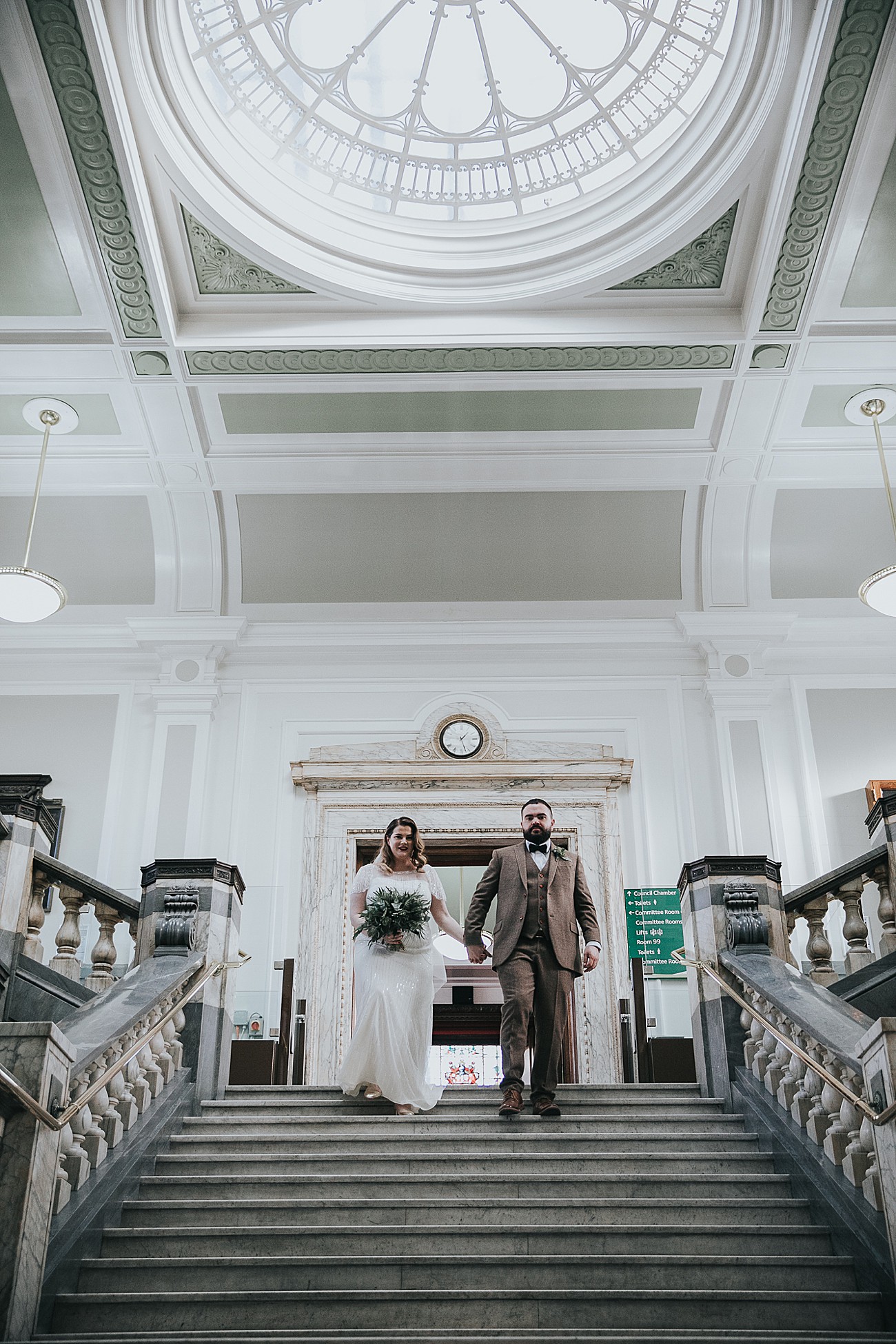 24 Jenny Packham bride vintage christmas wedding