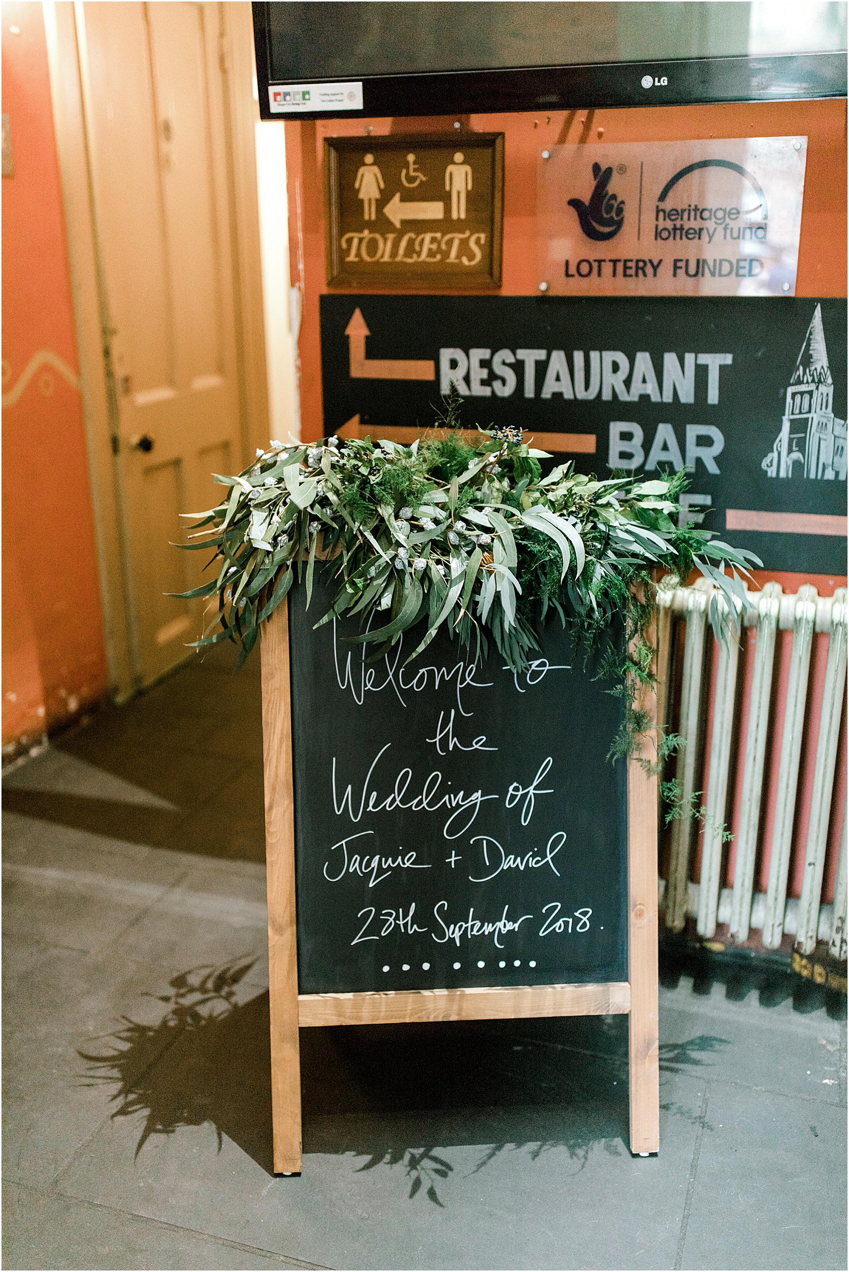 Ailsa Munro dress waxflower crown Glasgow wedding 18