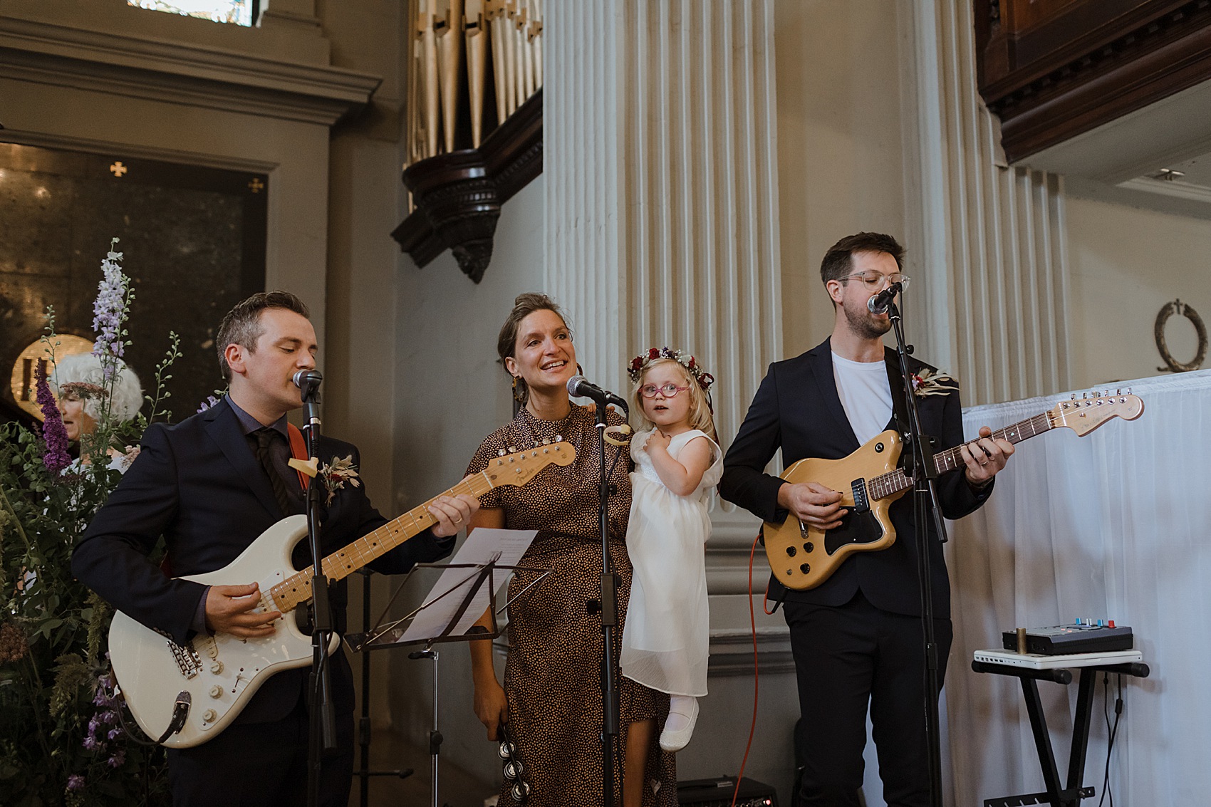 Andrea Hawkes bride Glasgow city wedding  - A Modern, Sequin + Backless Andrea Hawkes Dress for a Stylish Glasgow City Wedding full of Flowers and Joy