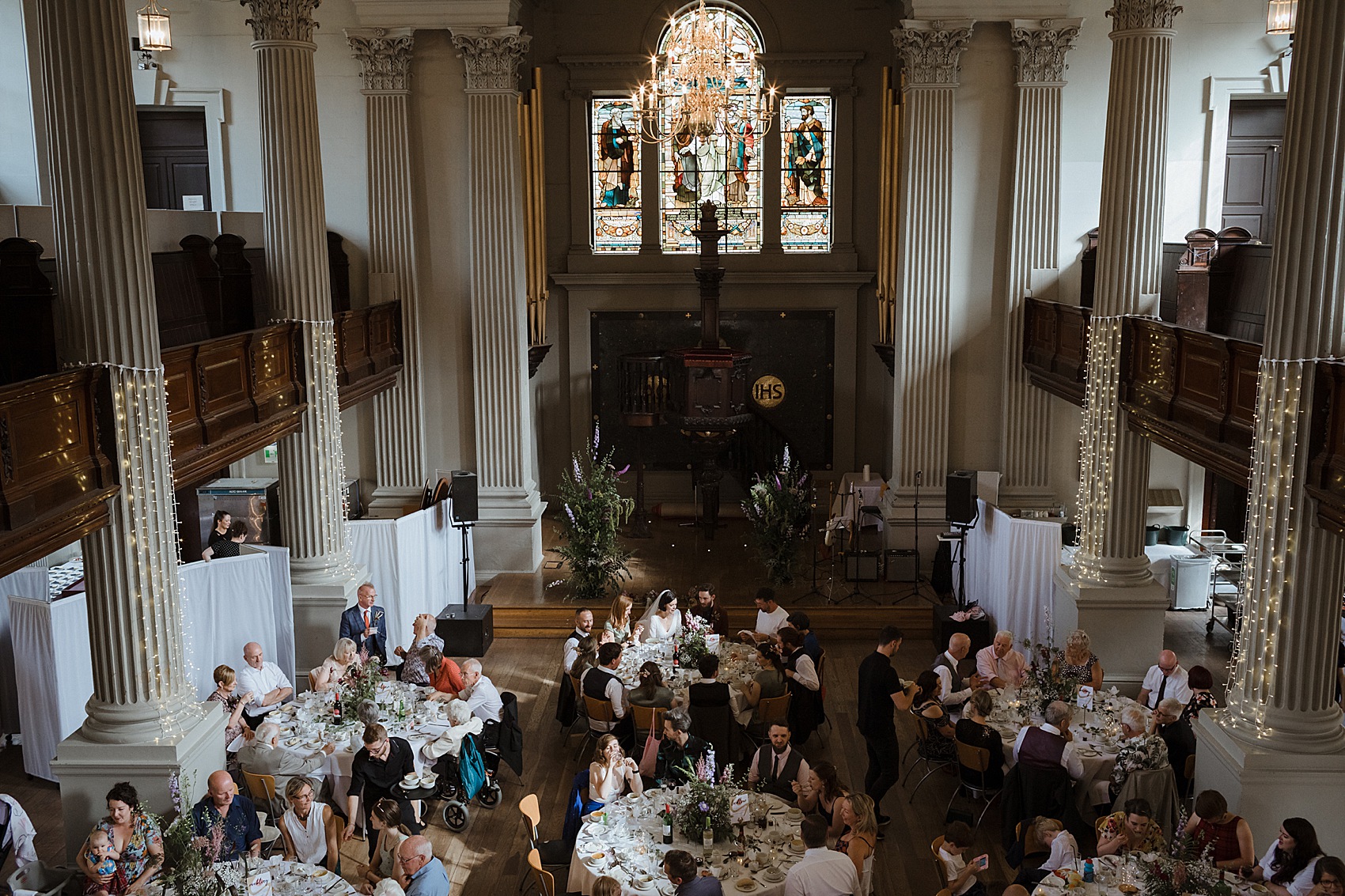 Andrea Hawkes bride Glasgow city wedding  - A Modern, Sequin + Backless Andrea Hawkes Dress for a Stylish Glasgow City Wedding full of Flowers and Joy