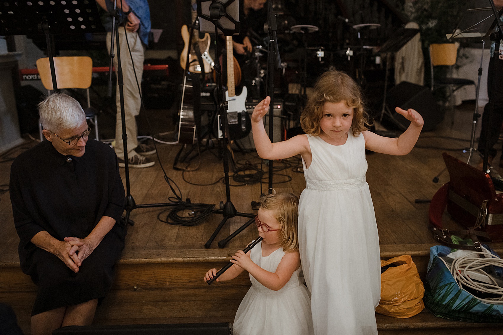 Andrea Hawkes bride Glasgow city wedding  - A Modern, Sequin + Backless Andrea Hawkes Dress for a Stylish Glasgow City Wedding full of Flowers and Joy