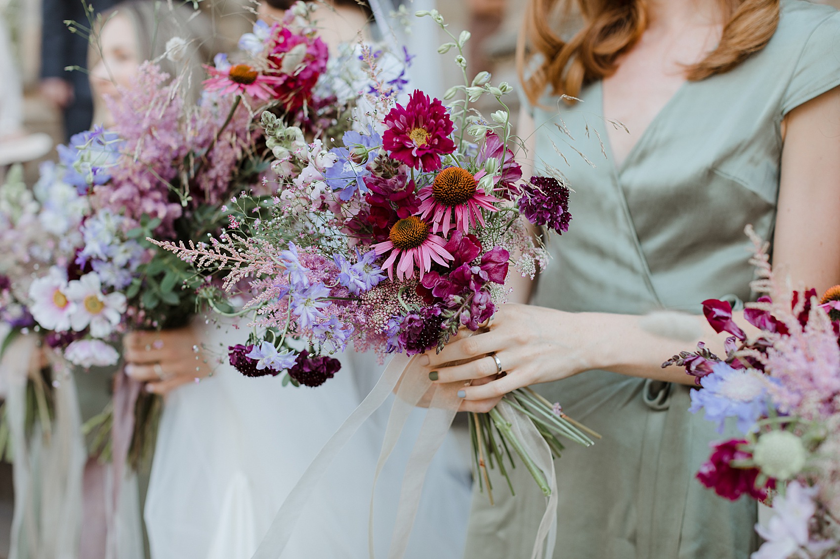 Andrea Hawkes bride Glasgow city wedding  - A Modern, Sequin + Backless Andrea Hawkes Dress for a Stylish Glasgow City Wedding full of Flowers and Joy