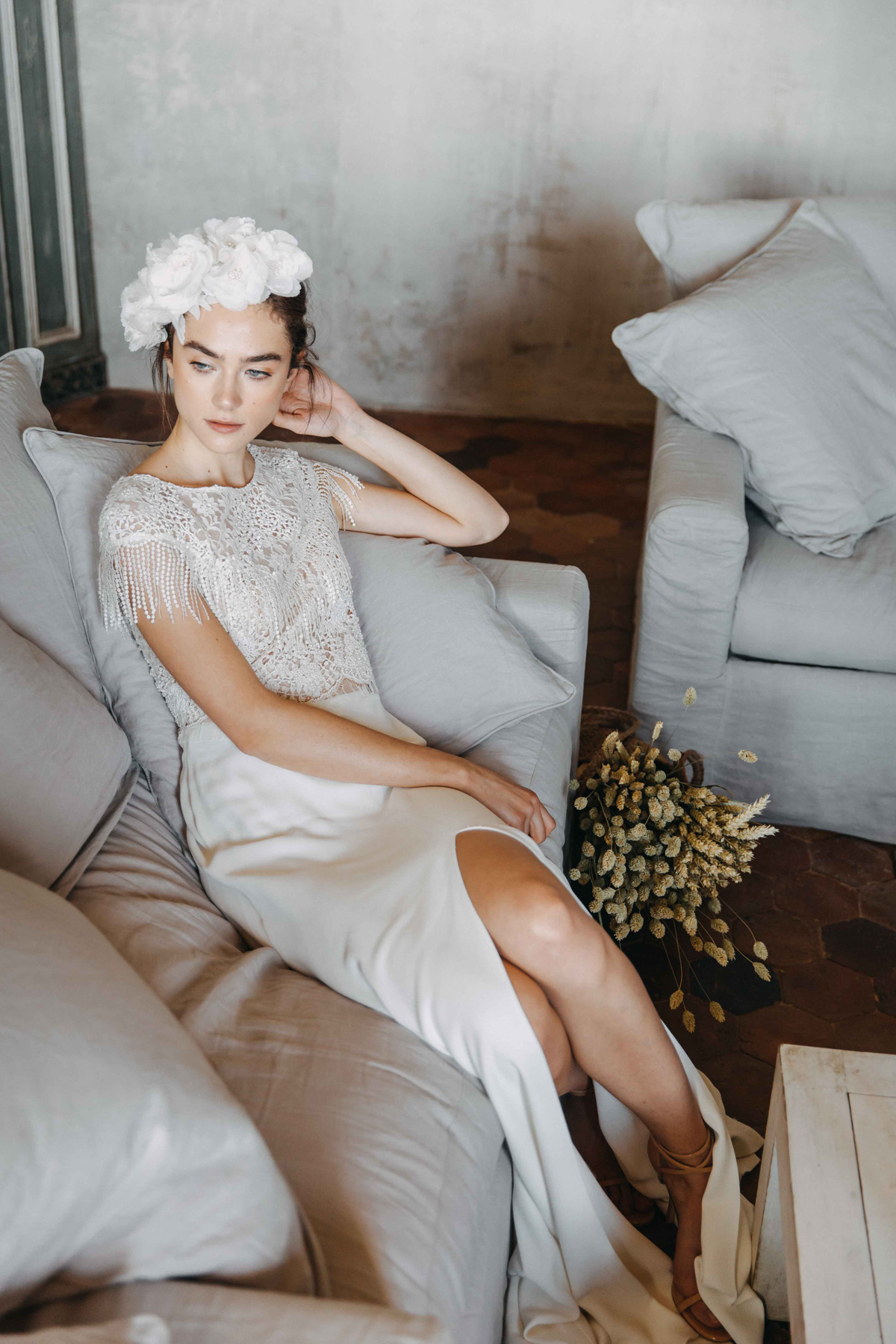 Divine Atelier Naomi Top Skirt df - Divine Atelier: Modern, Contemporary, Bohemian Bridal Fashion Divine Atelier Naomi Top Skirt df