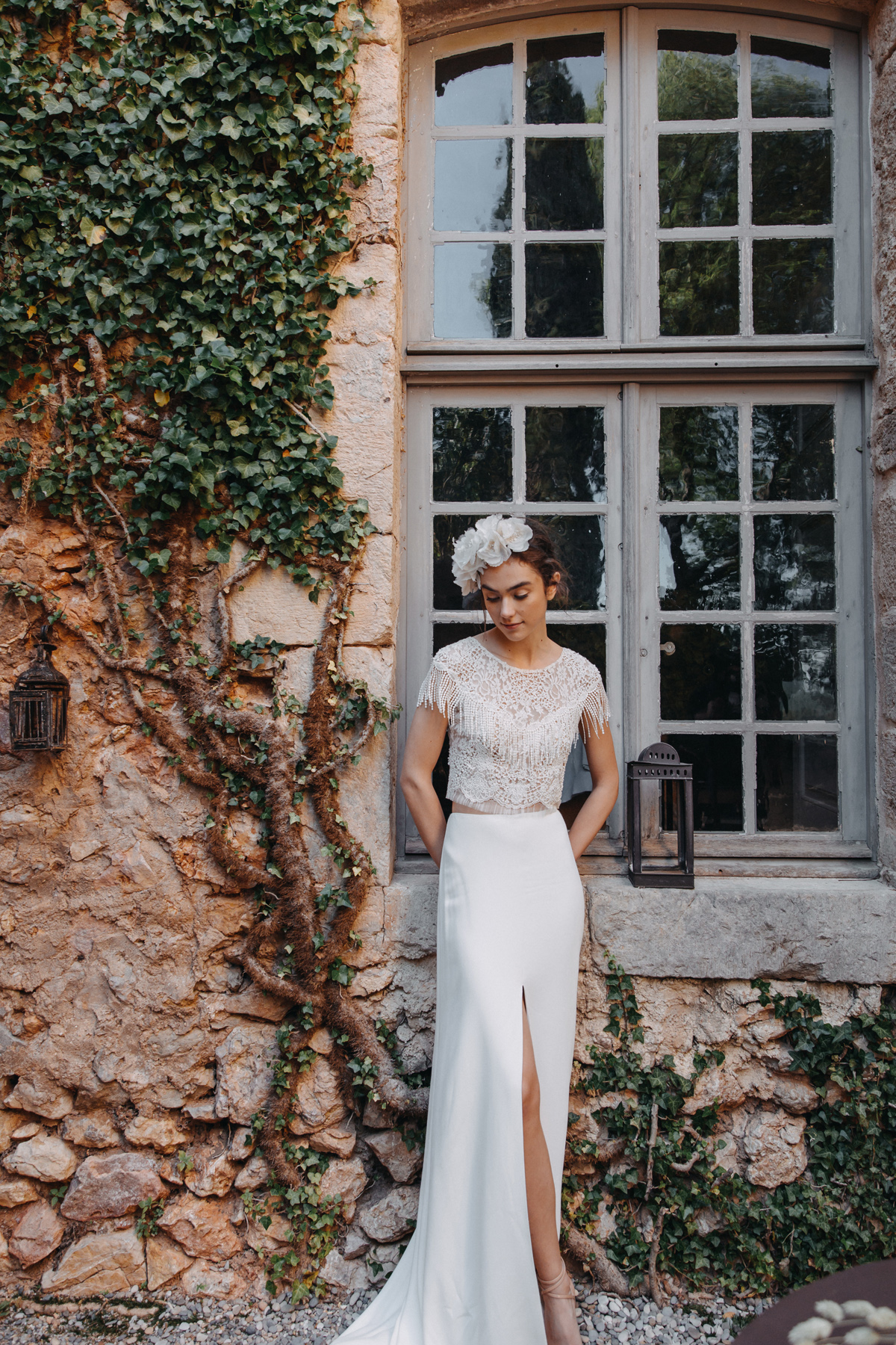 Divine Atelier Naomi Top Skirt f - Divine Atelier: Modern, Contemporary, Bohemian Bridal Fashion Divine Atelier Naomi Top Skirt f