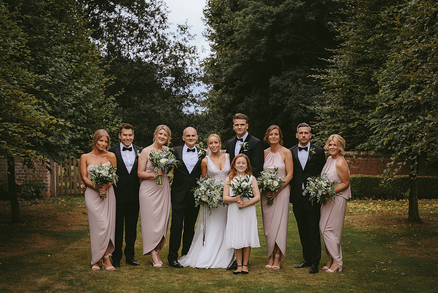 Elegant Caroline Castigliano bride  - A Caroline Castigliano Dress with a Lace Overskirt for a Contemporary Classic Black + Gold Barn Wedding