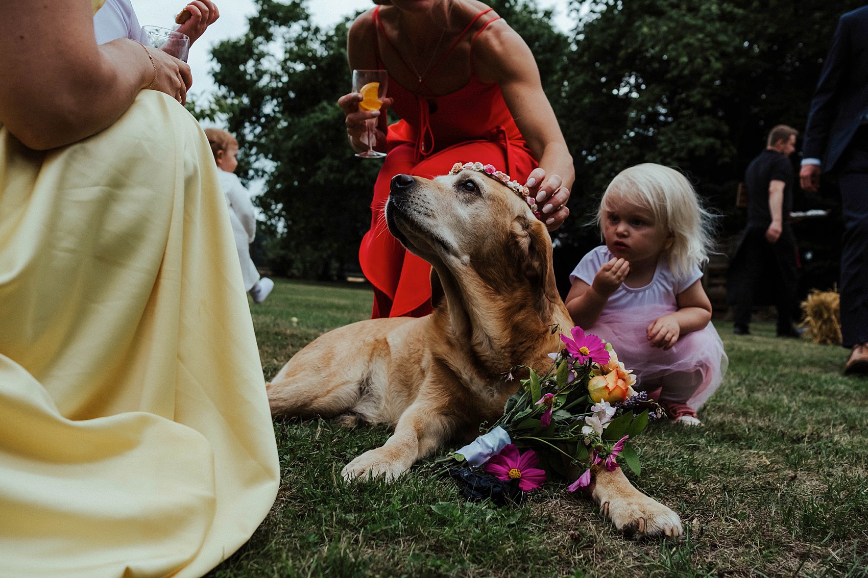 Modern backless wedding dress  - A Modern Backless Dress for a Homegrown + English Country Garden Wedding at the Family Home