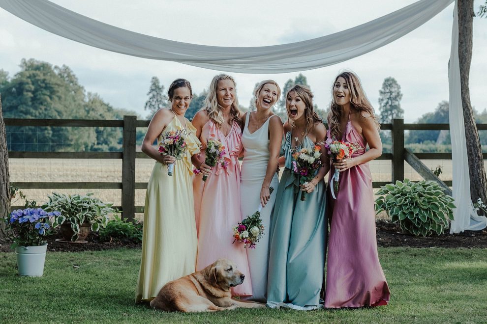 A Modern Backless Dress for a Homegrown + English Country Garden Wedding at the Family Home 7 Modern backless wedding dress 17