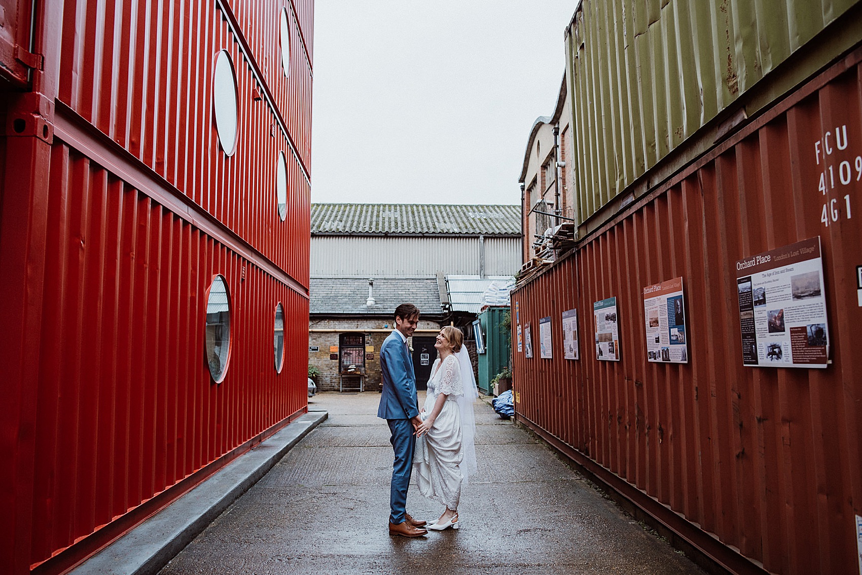 New York s loft party inspired wedding  - A 1970s Disco + New York Loft Party Inspired Winter Wedding at London Docklands