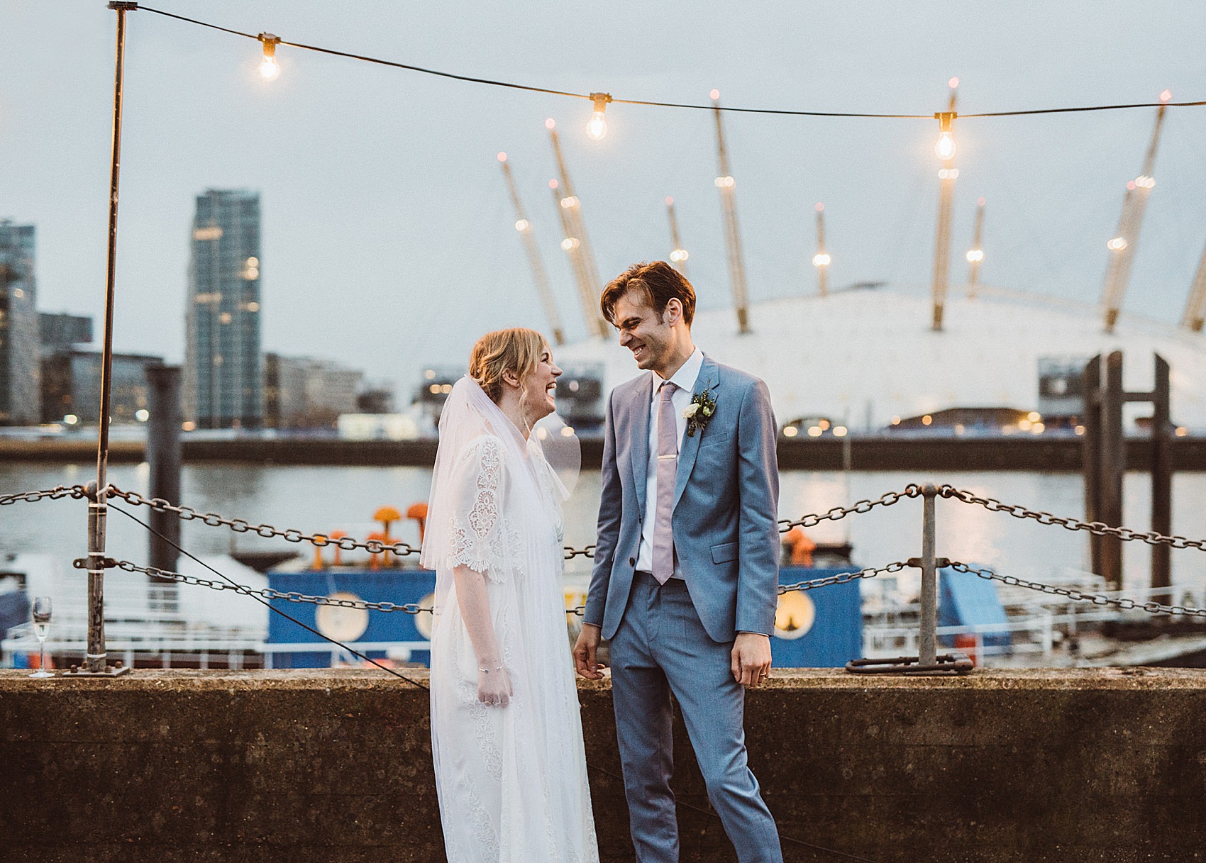 New York s loft party inspired wedding  - A 1970s Disco + New York Loft Party Inspired Winter Wedding at London Docklands