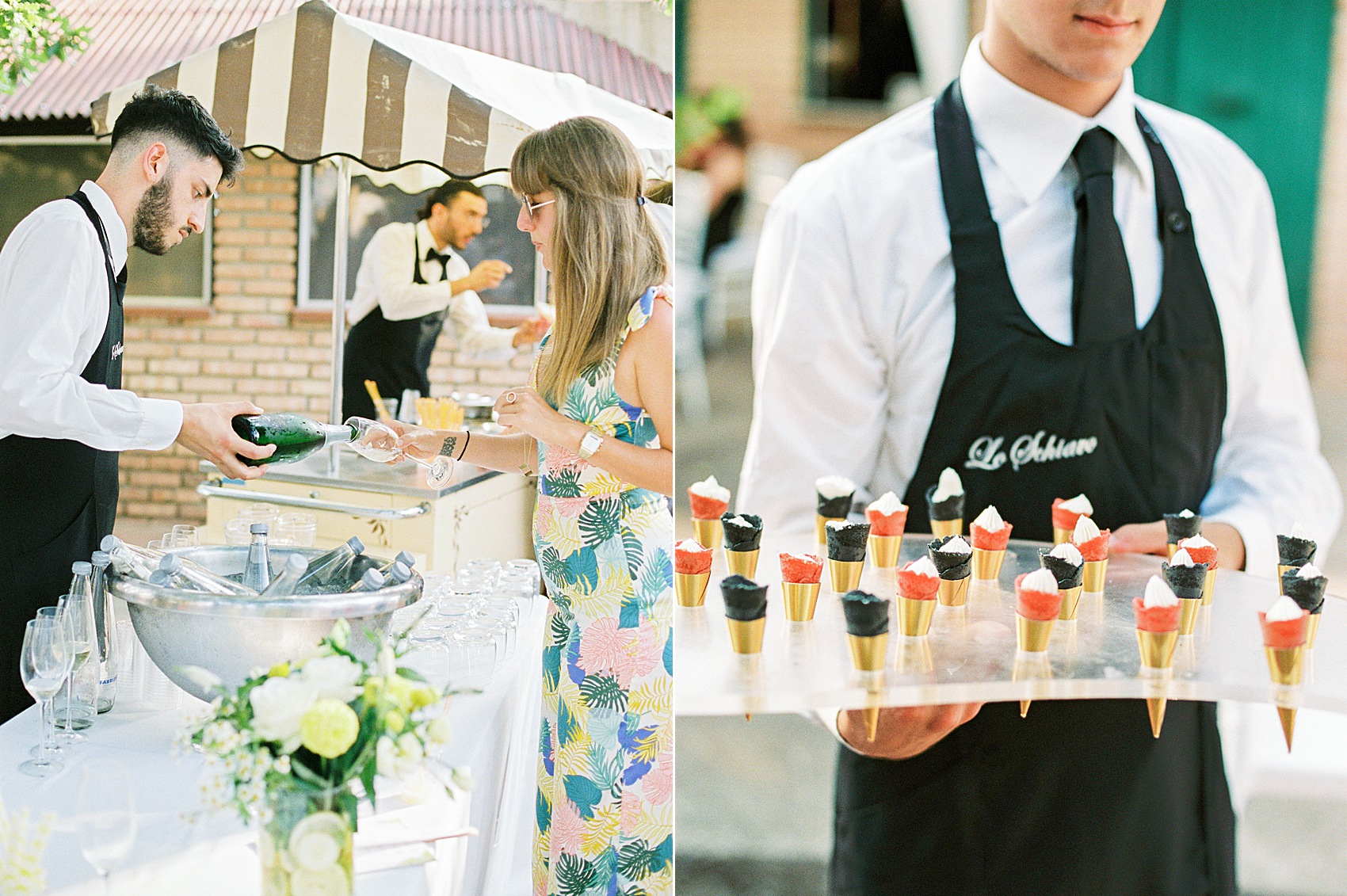 Pregnant bride Il Faro Wedding Italy  - A Spectacular Cliff-Top + Sea View Wedding at Il Faro in Italy, with a Pregnant Bride in a Grecian Inspired Dress