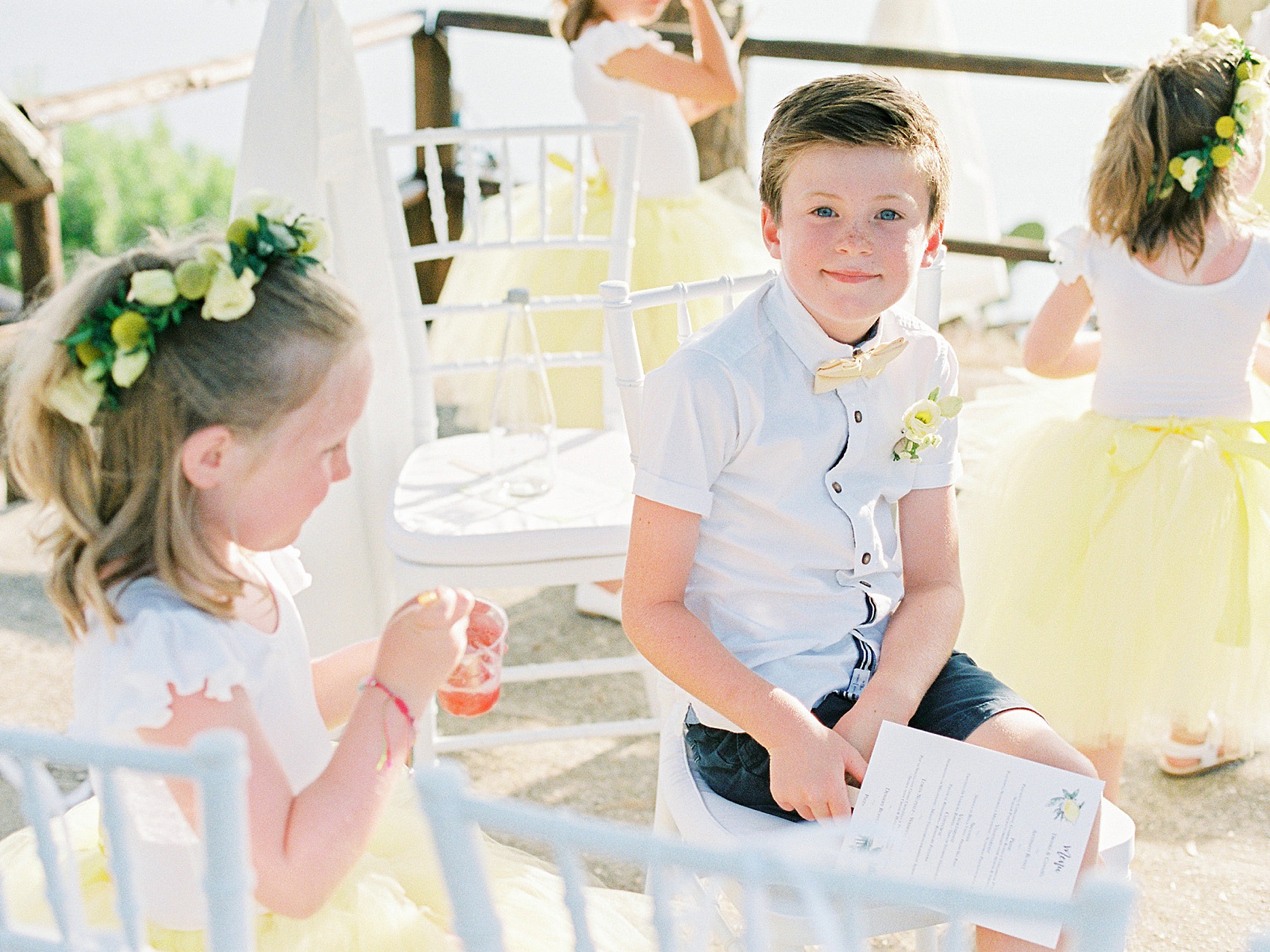 Pregnant bride Il Faro Wedding Italy  - A Spectacular Cliff-Top + Sea View Wedding at Il Faro in Italy, with a Pregnant Bride in a Grecian Inspired Dress