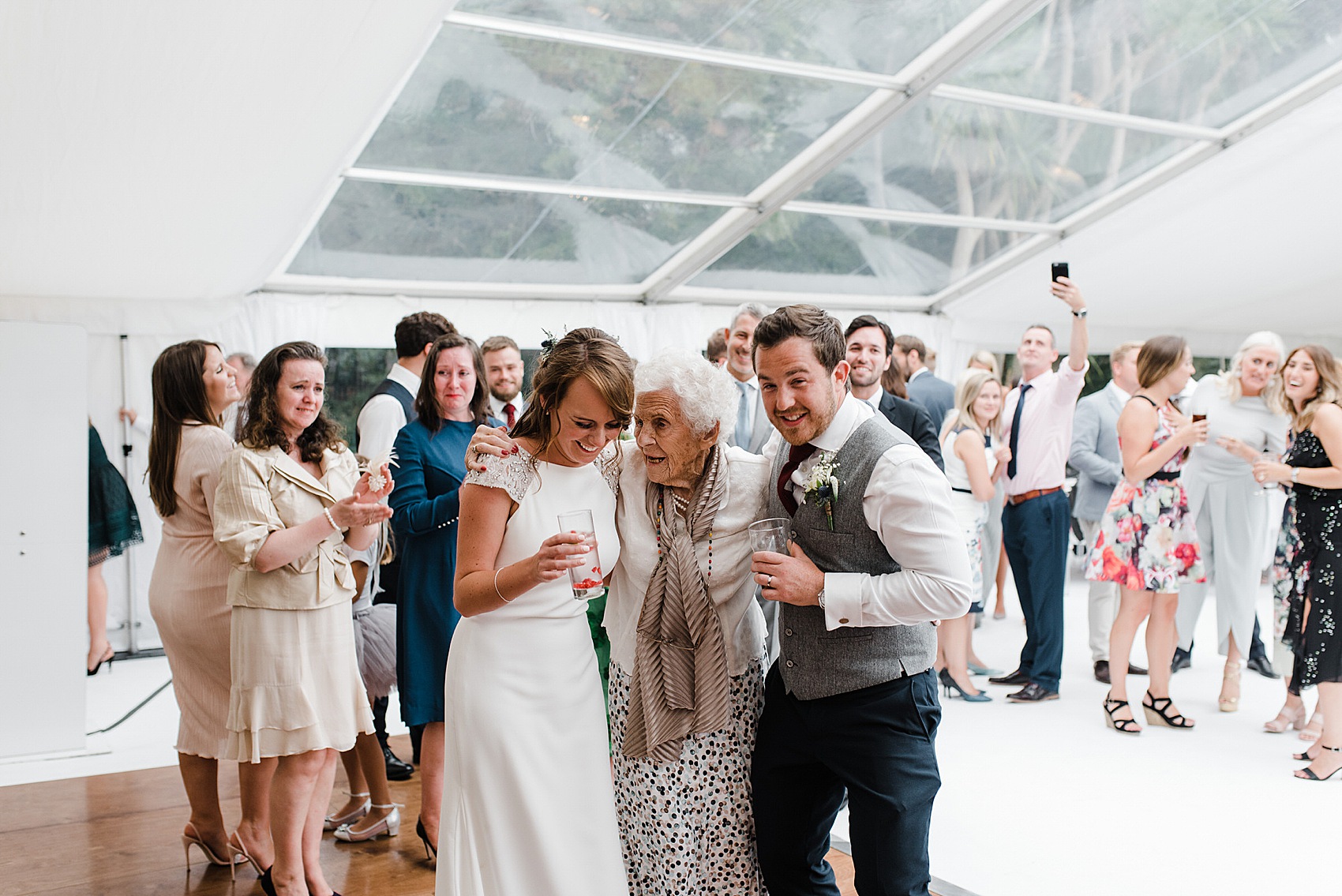 Pronovias cap sleeve dress Anglesey wedding 62 - Pronovias Elegance for a Modern, Coastal Country House Party Wedding on the Isle of Anglesey Pronovias cap sleeve dress Anglesey wedding 62