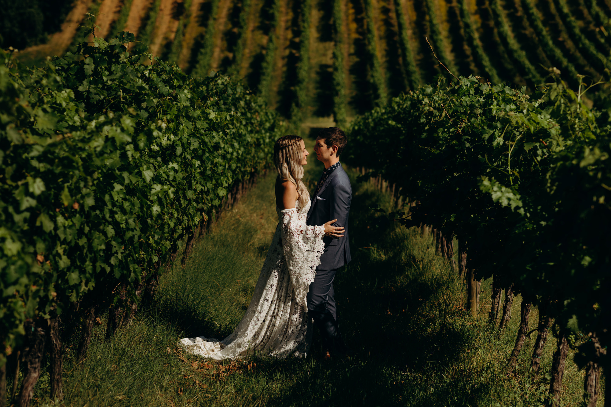 A Rue de Seine Boho Crochet Dress, Dreamcatchers + Macramé for the Tuscan Vineyard Wedding of High School Sweethearts 13 Richard Skins Photography Leanne Theo LMD 093