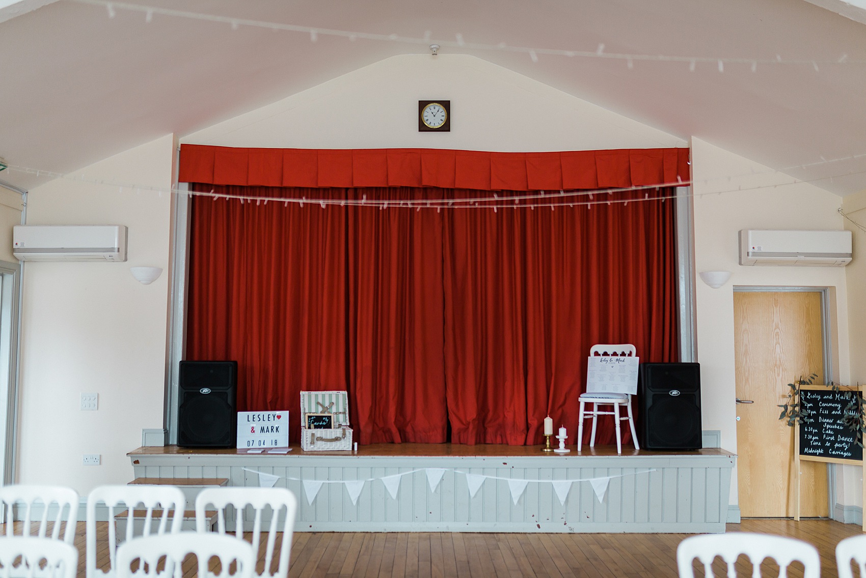 Sottero and Midgley dress whimsical village hall wedding Scotland 1