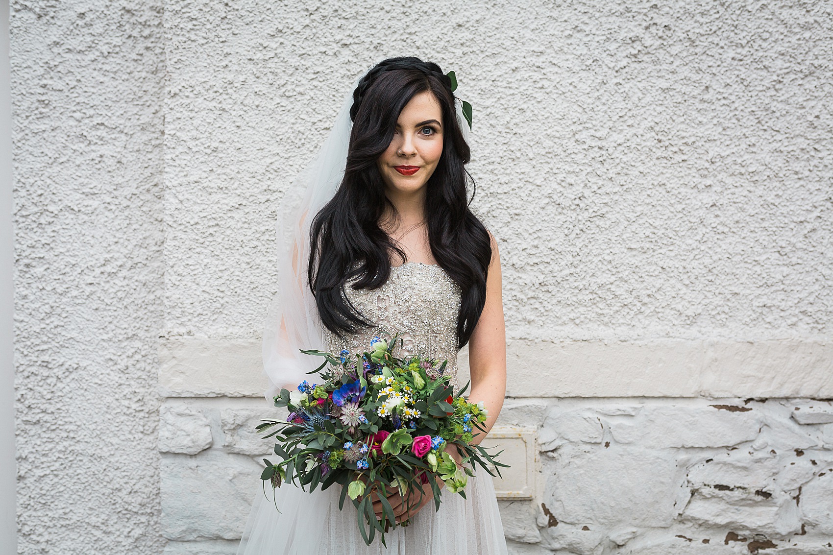 Sottero and Midgley dress whimsical village hall wedding Scotland  - A Humanist, Village Hall, Whimsical Wedding in Scotland with Fresh Oysters + Sottero & Midgley Bride