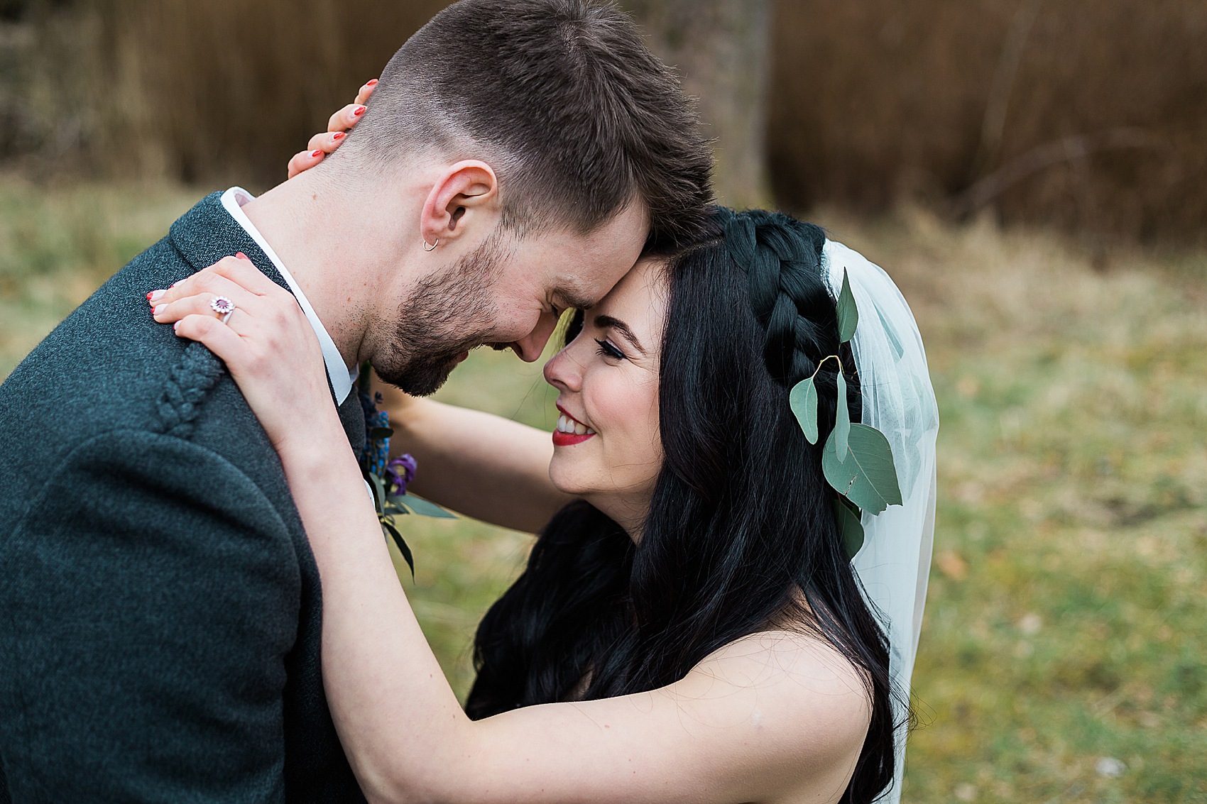 Sottero and Midgley dress whimsical village hall wedding Scotland 28