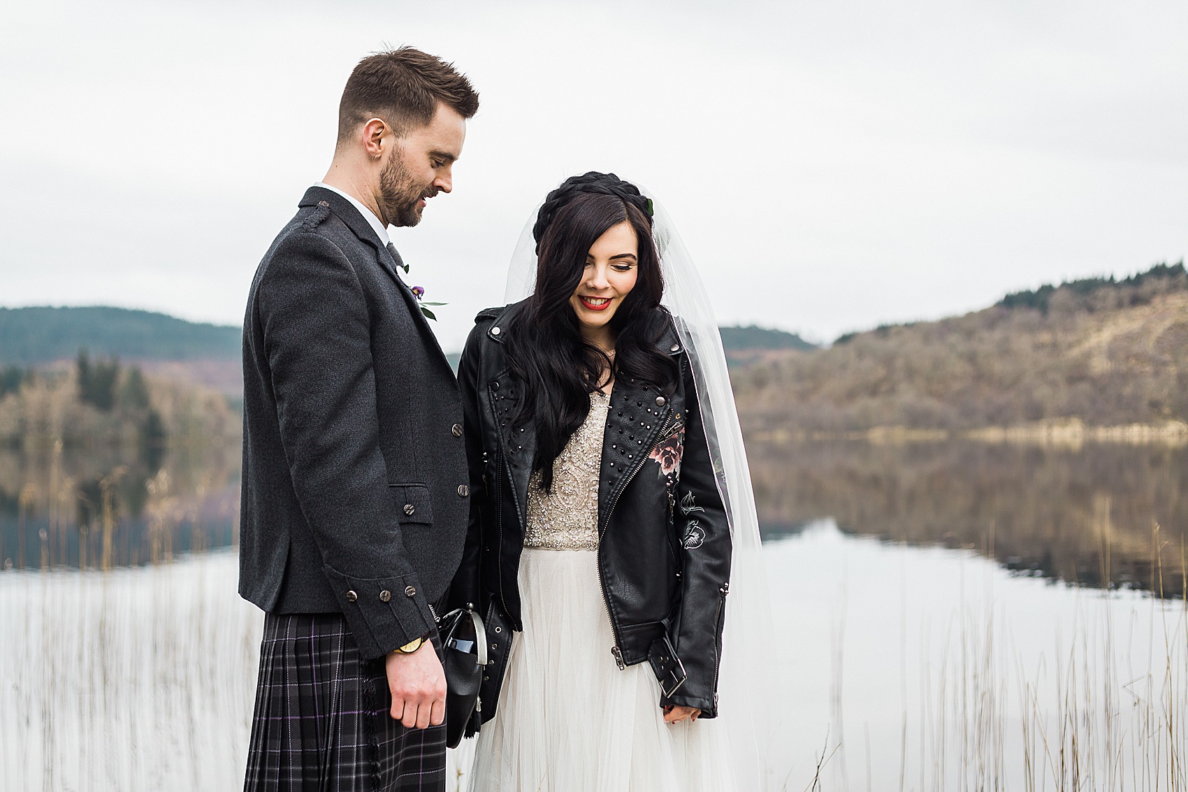 Sottero and Midgley dress whimsical village hall wedding Scotland 30