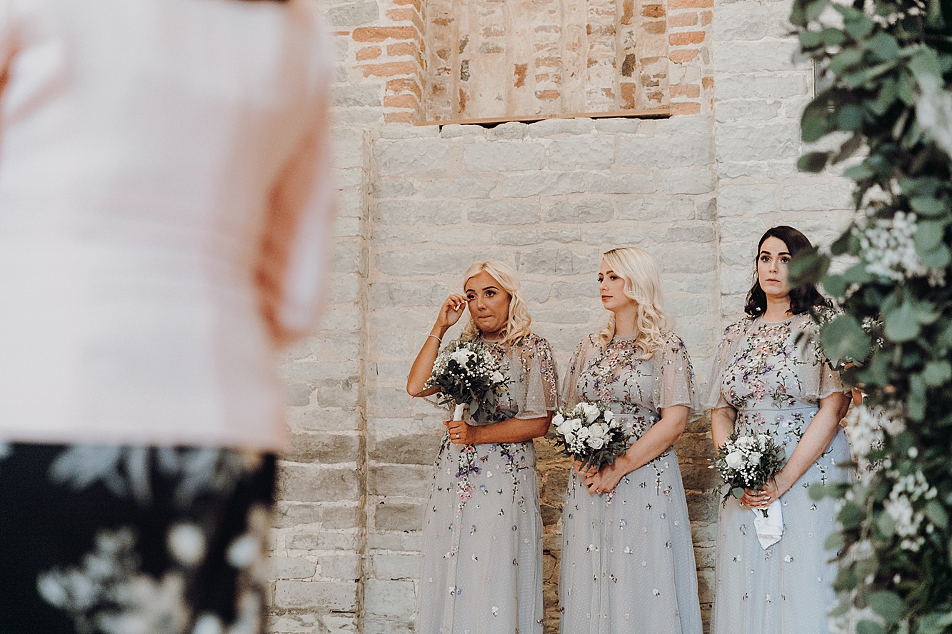 Stephanie Allin romantic Tithe Barn wedding Hampshire  - An Ethereal Stephanie Allin Dress and Veil for a Romantic, Black Tie Barn Wedding in Hampshire