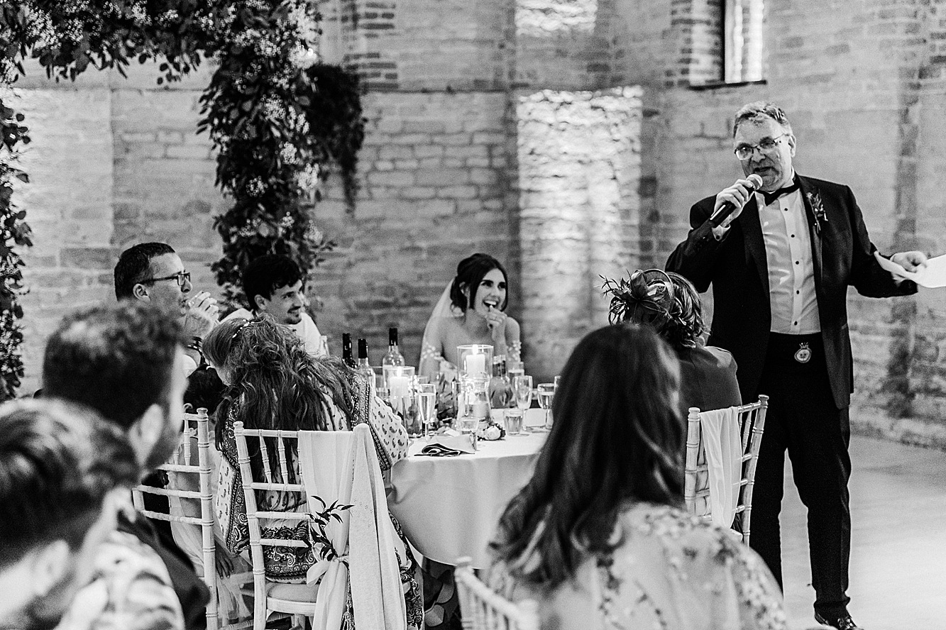 Stephanie Allin romantic Tithe Barn wedding Hampshire  - An Ethereal Stephanie Allin Dress and Veil for a Romantic, Black Tie Barn Wedding in Hampshire