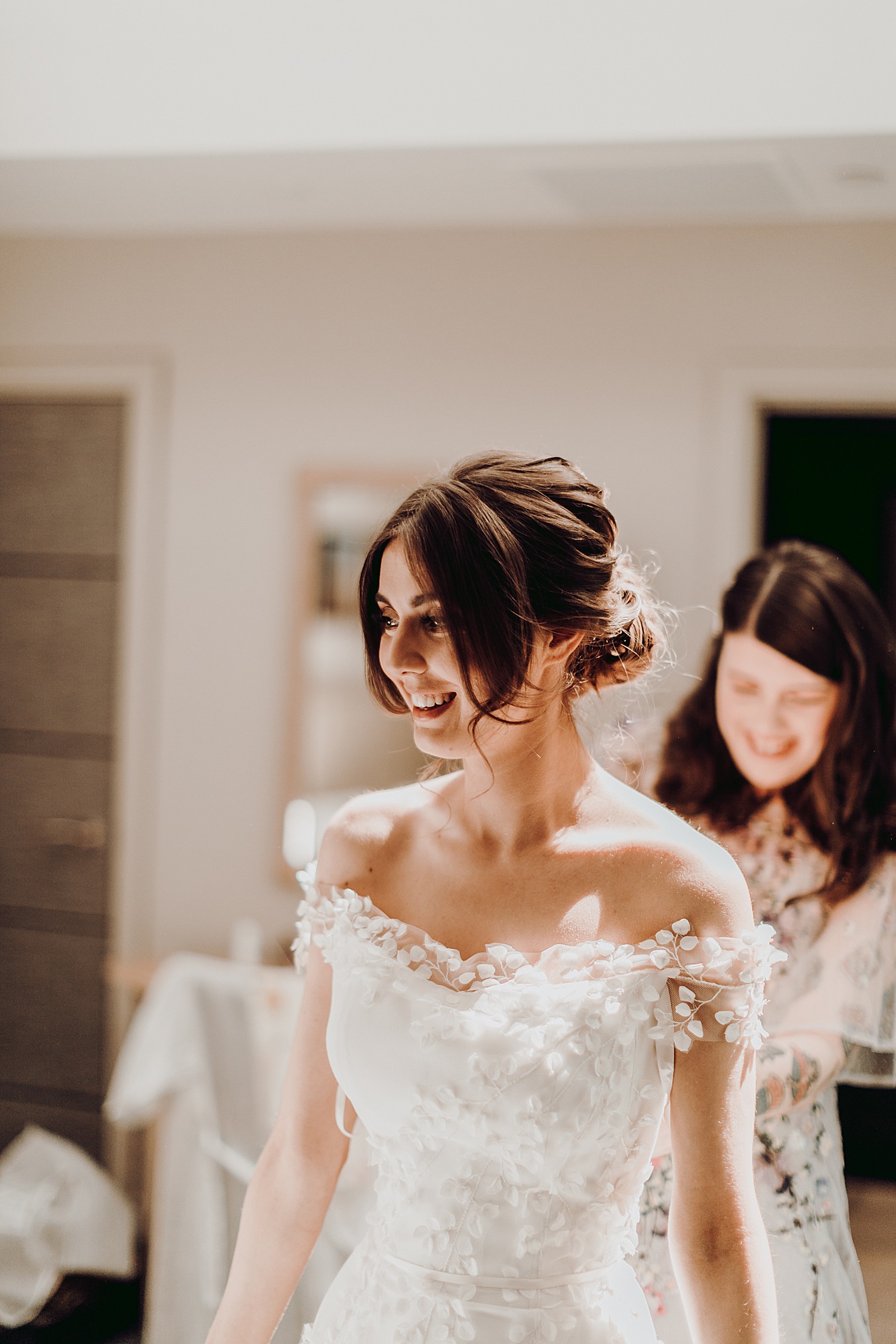 Stephanie Allin romantic Tithe Barn wedding Hampshire  - An Ethereal Stephanie Allin Dress and Veil for a Romantic, Black Tie Barn Wedding in Hampshire