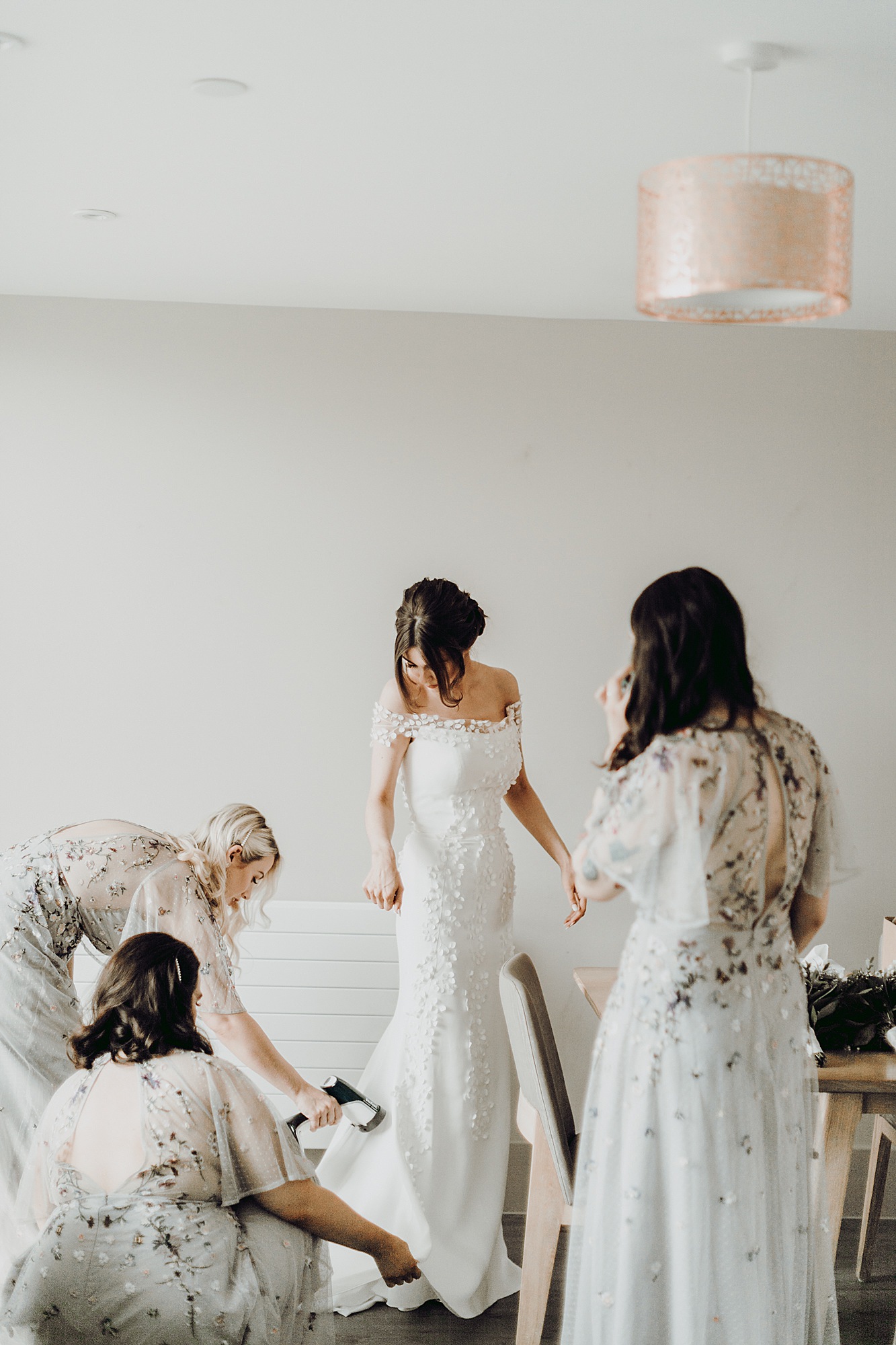 An Ethereal Stephanie Allin Dress and Veil for a Romantic Black