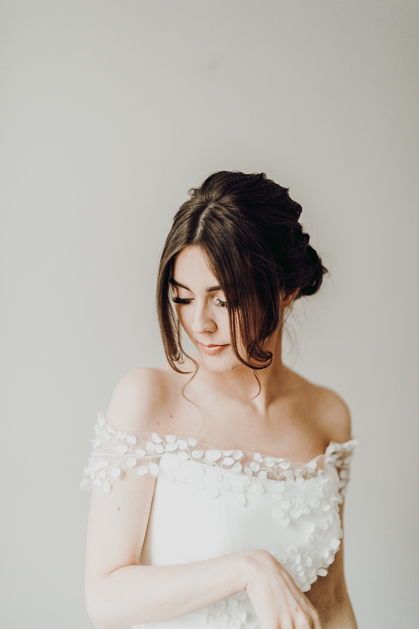 Stephanie Allin romantic Tithe Barn wedding Hampshire  - An Ethereal Stephanie Allin Dress and Veil for a Romantic, Black Tie Barn Wedding in Hampshire