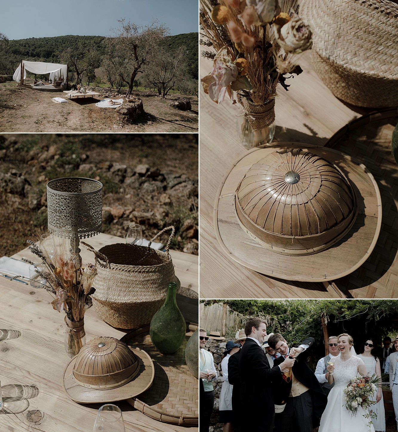 Vintage dress glamorous Italian wedding  - An Old Glamour + Nature Inspired Wedding in Italy with a Bride in Pin Curls + Two Vintage Dresses