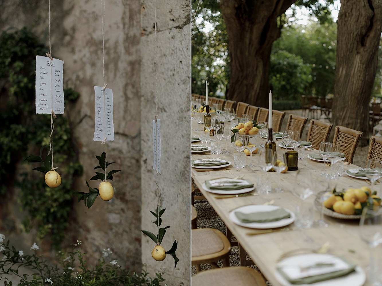 Vintage dress glamorous Italian wedding  - An Old Glamour + Nature Inspired Wedding in Italy with a Bride in Pin Curls + Two Vintage Dresses