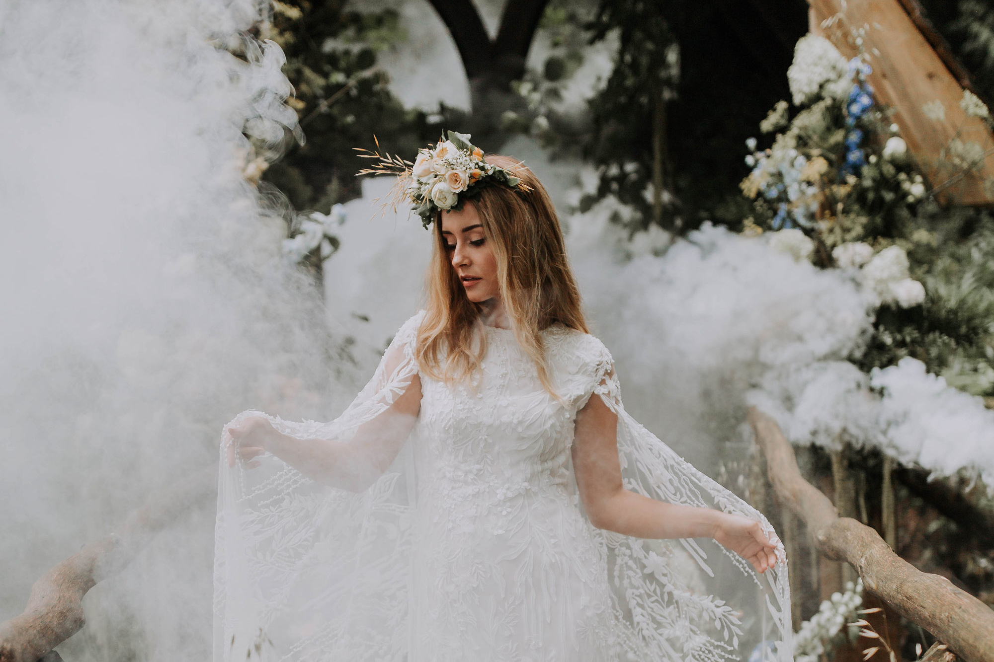 smoke bomb ethereal bride