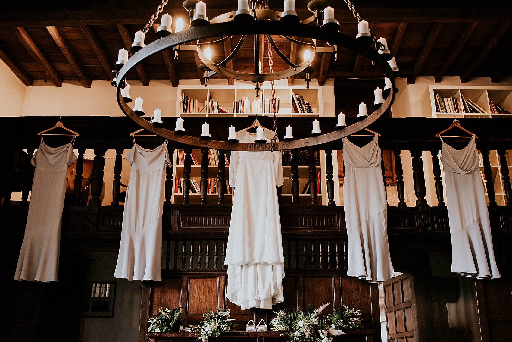Childhood sweethearts wedding Jesus Peiro dress 3 - Childhood Sweethearts and their Laid Back and Rustic North Yorkshire Barn Wedding Childhood sweethearts wedding Jesus Peiro dress 3