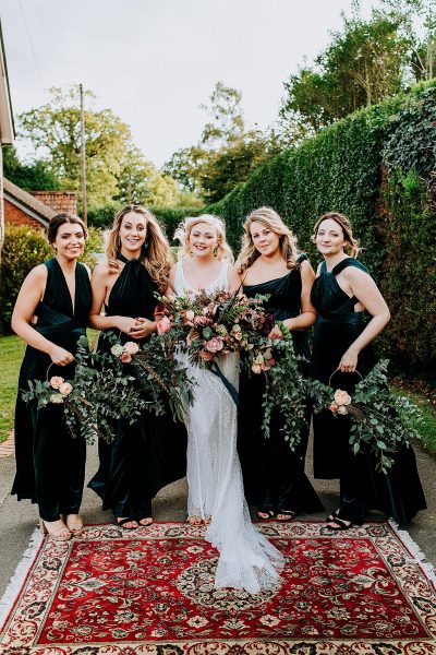 A Bride in Eliza Jane Howell for her Hampshire Vineyard Wedding full of ...