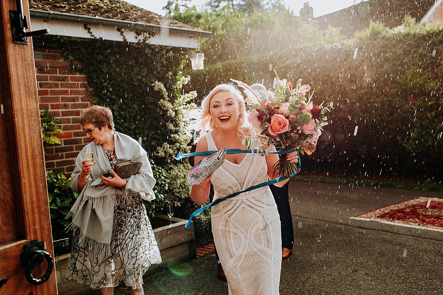 Eliza Jane Howell colourful garden wedding 51