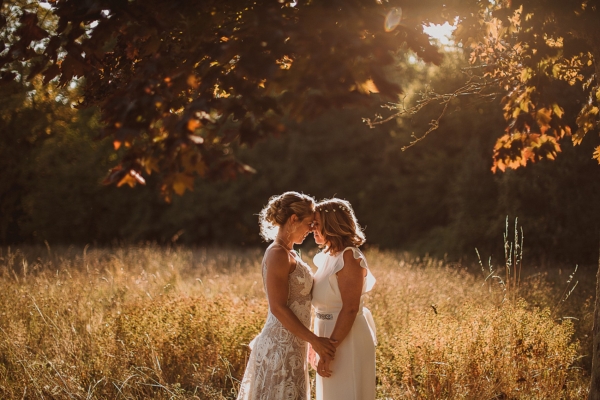 Two Brides and their Escape To The Chateau Wedding in France