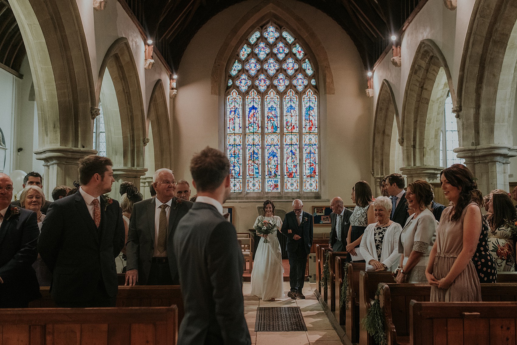 Indiebride dress Cotswolds farm wedding 16