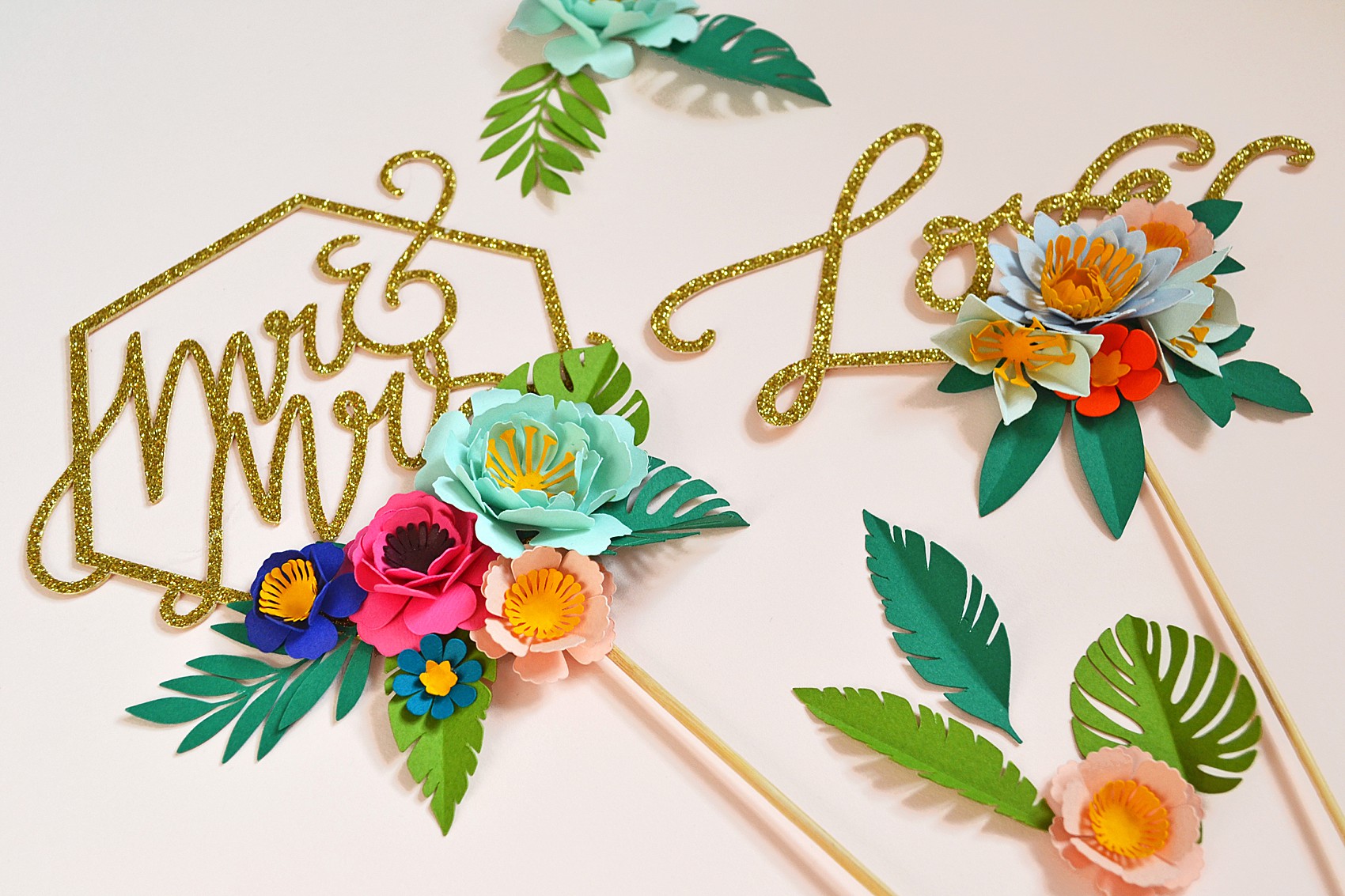 Make your own cake topper with May Contain Glitter