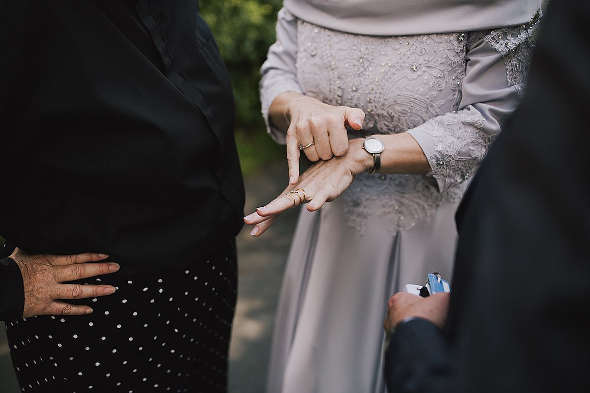 Marrying again in later life intimate seaside wedding 1