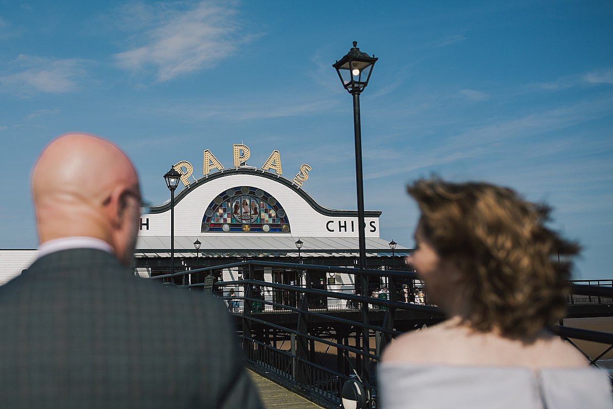 Marrying again in later life intimate seaside wedding  - A Dove Grey Dress + Fish and Chip Seaside Supper for a Couple Marrying Again in Life and their Charming, Intimate Family Wedding