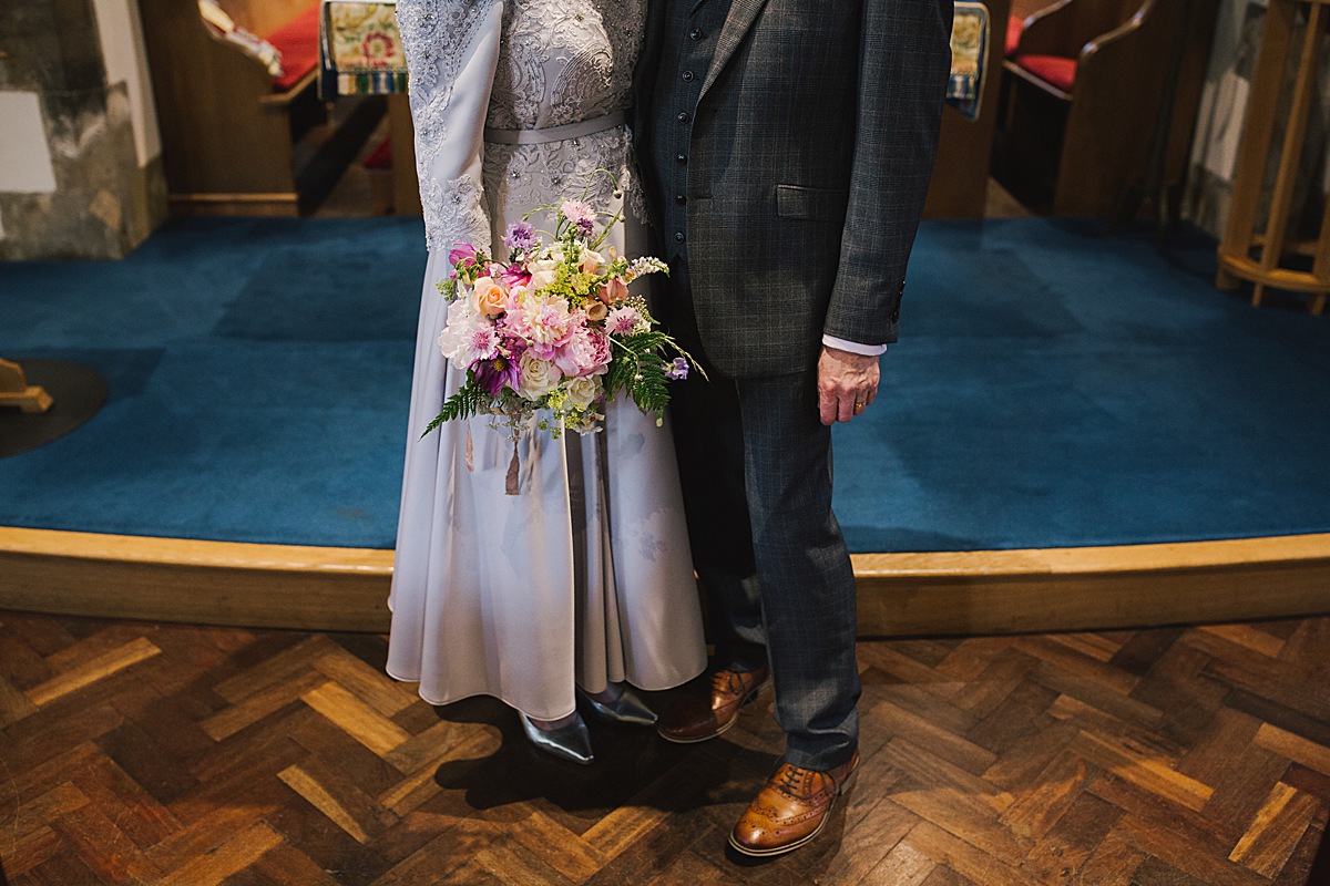 Marrying again in later life intimate seaside wedding  - A Dove Grey Dress + Fish and Chip Seaside Supper for a Couple Marrying Again in Life and their Charming, Intimate Family Wedding