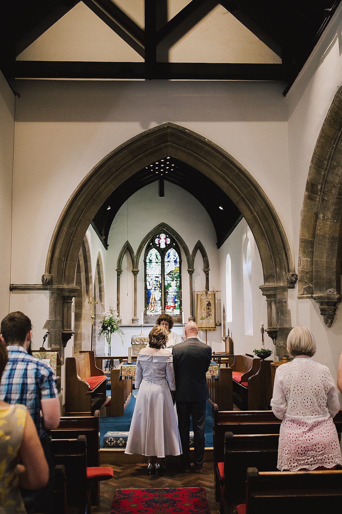 Marrying again in later life intimate seaside wedding  - A Dove Grey Dress + Fish and Chip Seaside Supper for a Couple Marrying Again in Life and their Charming, Intimate Family Wedding